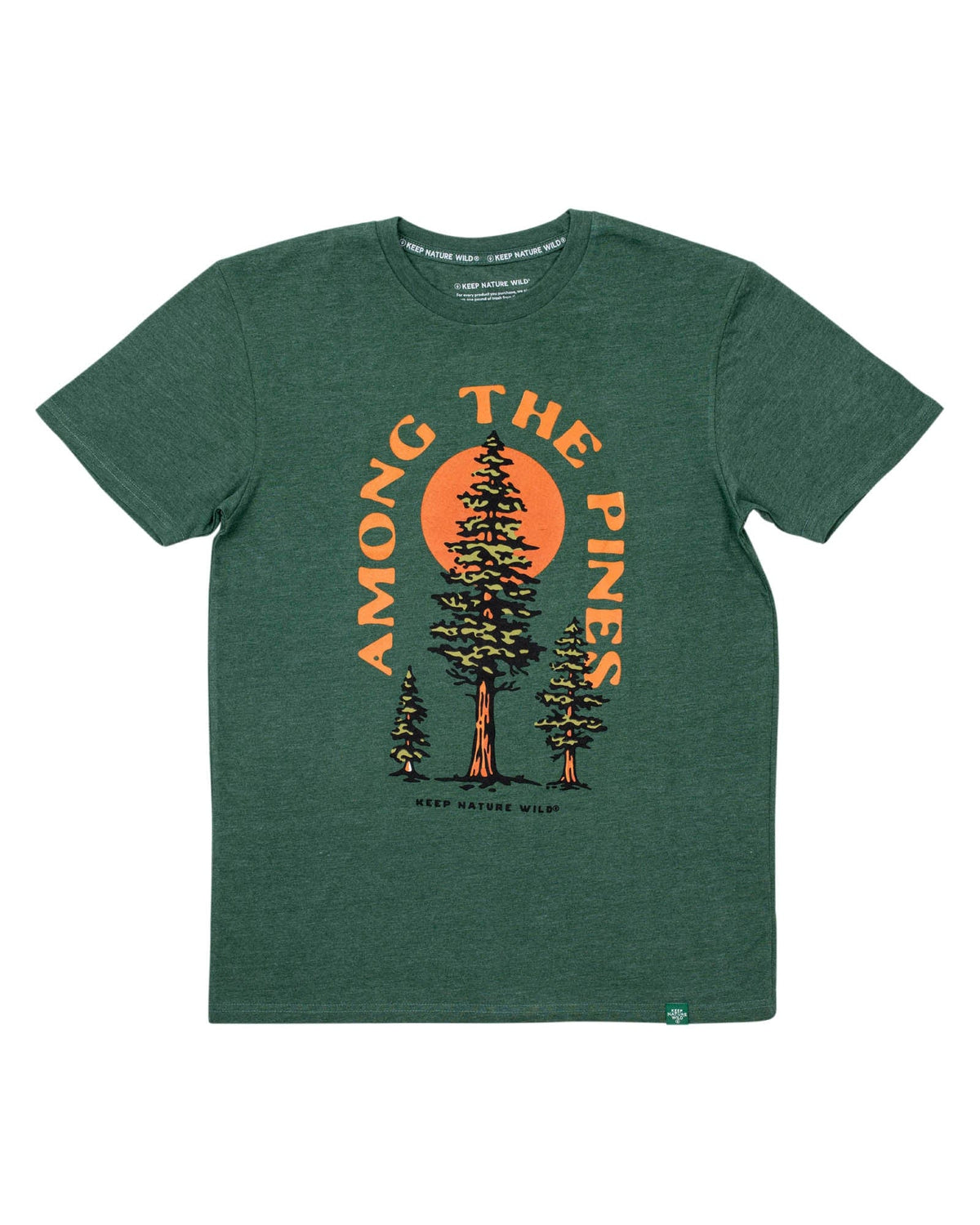 Among the Pines Unisex Tee Heather Forest | Keep Nature Wild