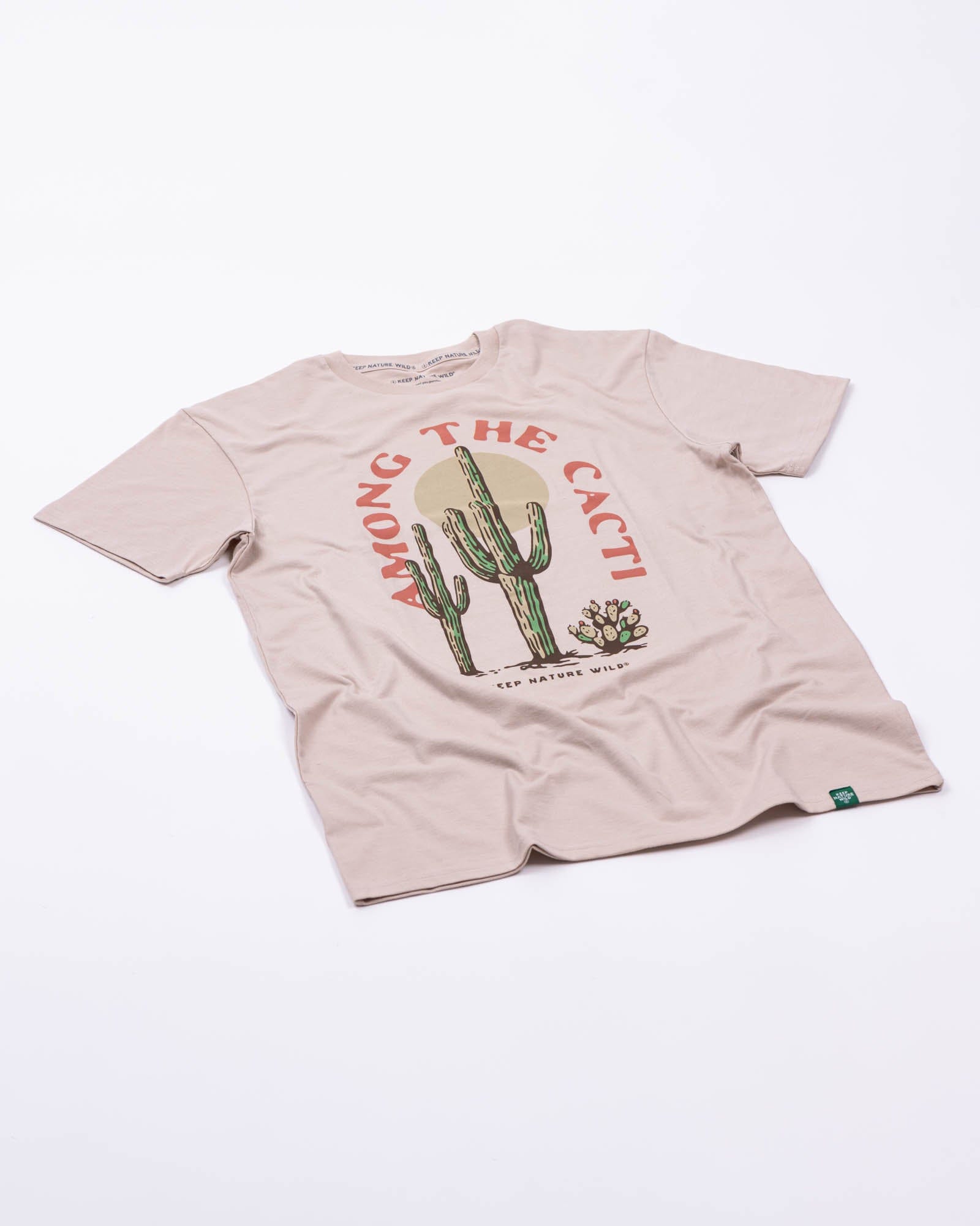 Keep Nature Wild Tee Among the Cacti Unisex Tee | Heather Tan
