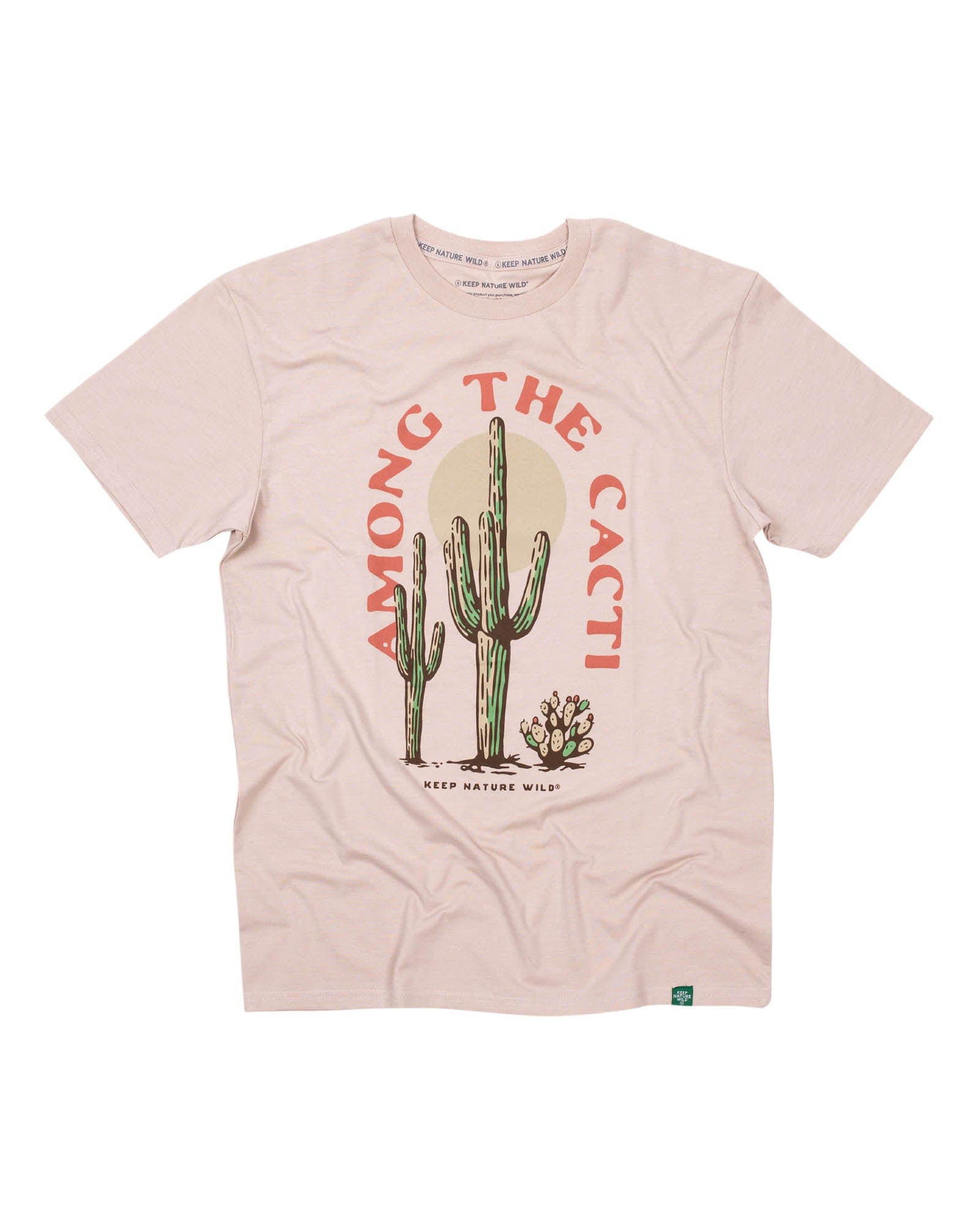 Keep Nature Wild Tee Among the Cacti Unisex Tee | Heather Tan