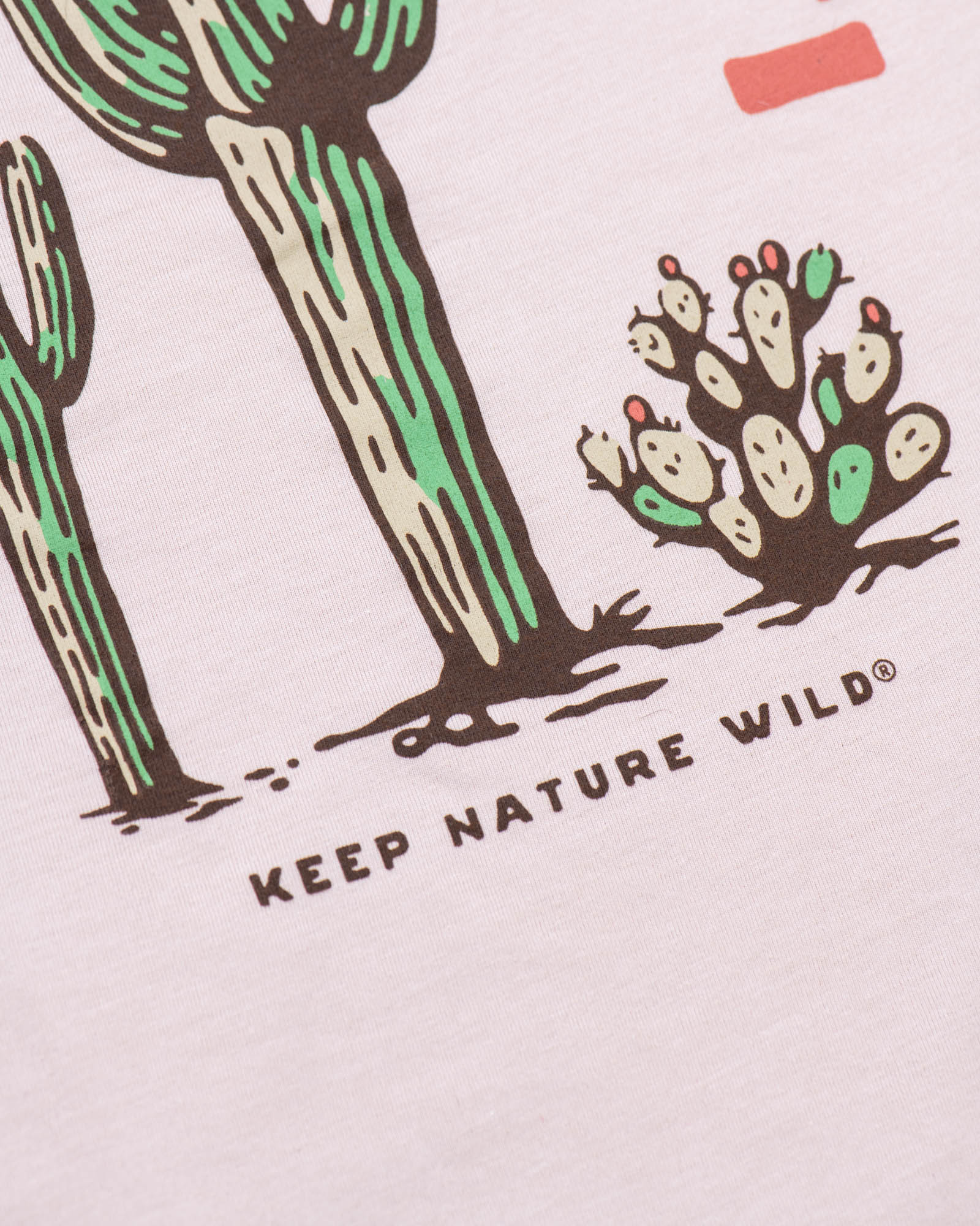 Keep Nature Wild Tee Among the Cacti Unisex Tee | Heather Tan