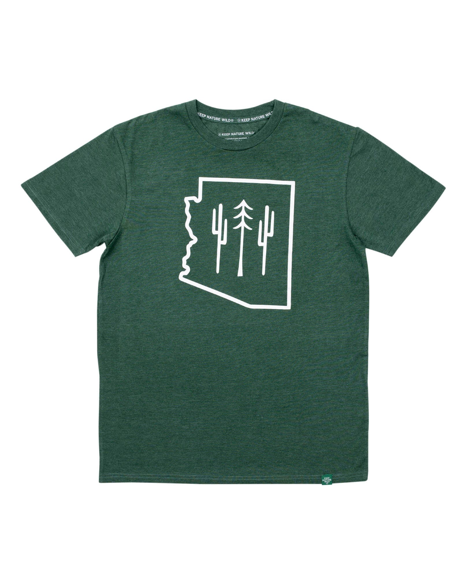 Keep Nature Wild Tee Arizona Wilderness Unisex Tee | Forest