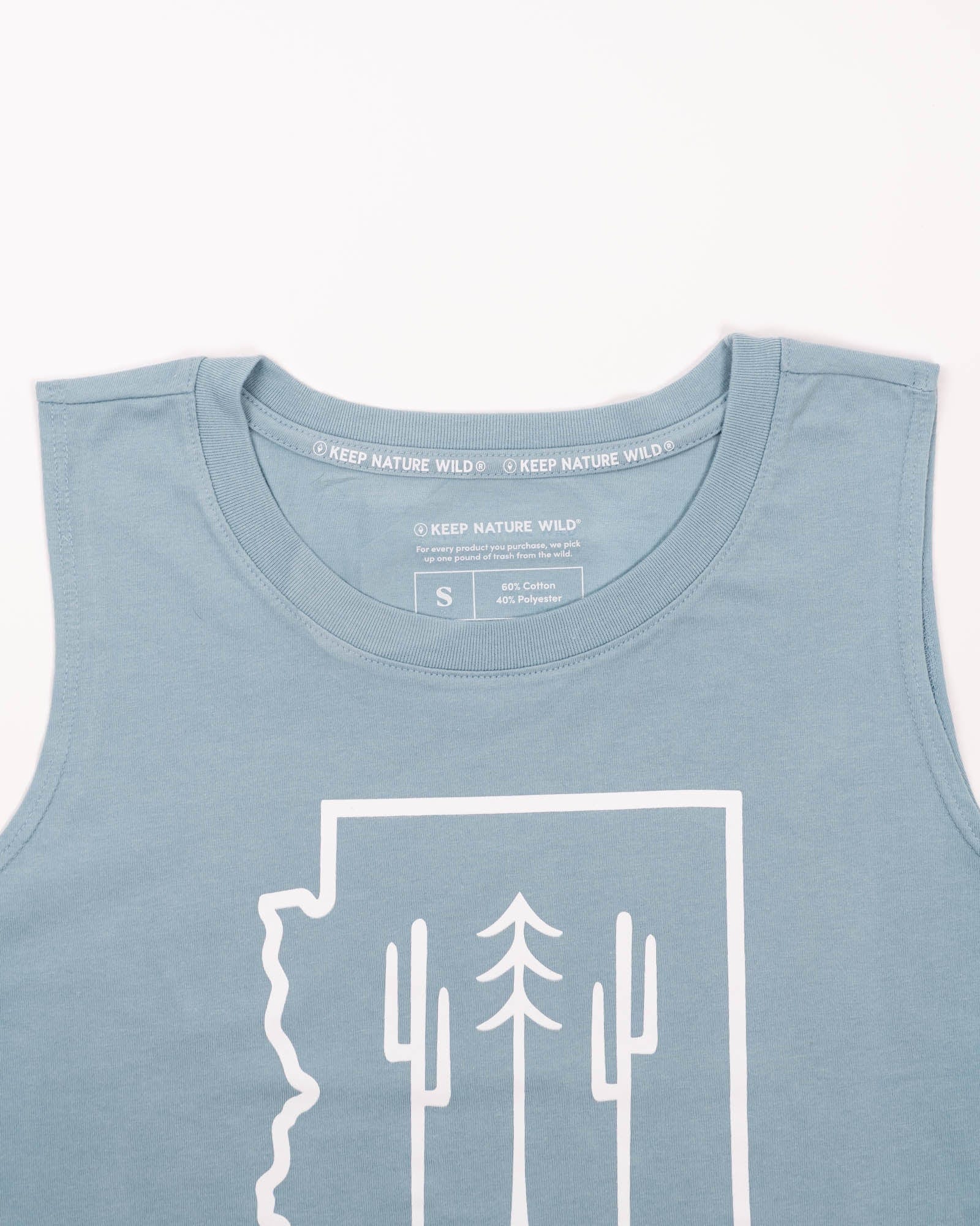 Keep Nature Wild Tank Arizona Wilderness Women's Muscle Tank | Morning Mist