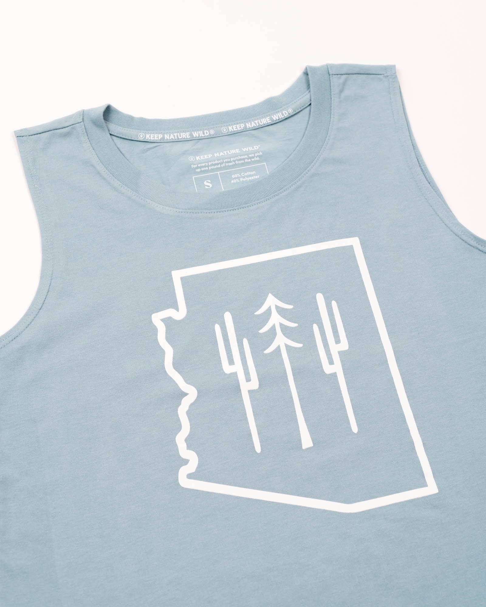Keep Nature Wild Tank Arizona Wilderness Women's Muscle Tank | Morning Mist