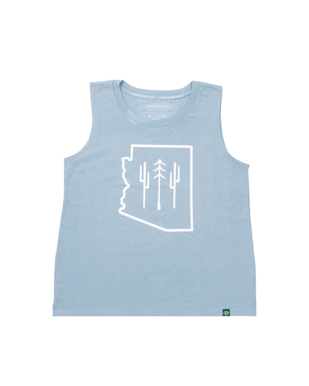 Keep Nature Wild Tank Arizona Wilderness Women's Muscle Tank | Morning Mist