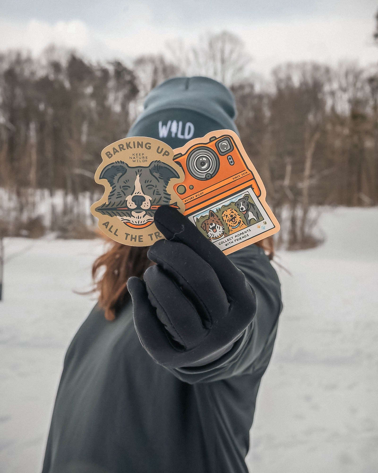 Keep Nature Wild Sticker Barking Up All the Trees | Sticker