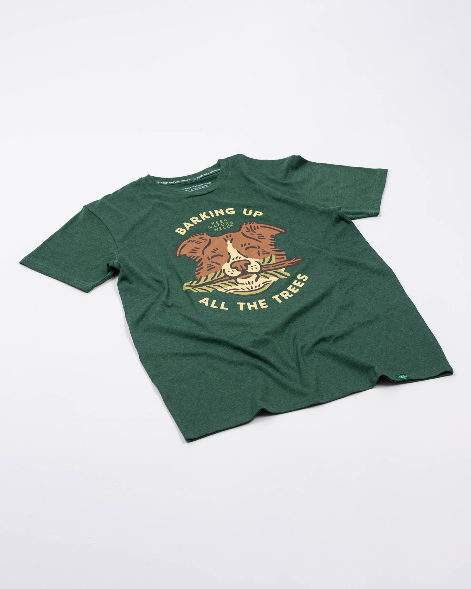 Keep Nature Wild Tee Barking Up All the Trees Unisex Tee | Heather Forest