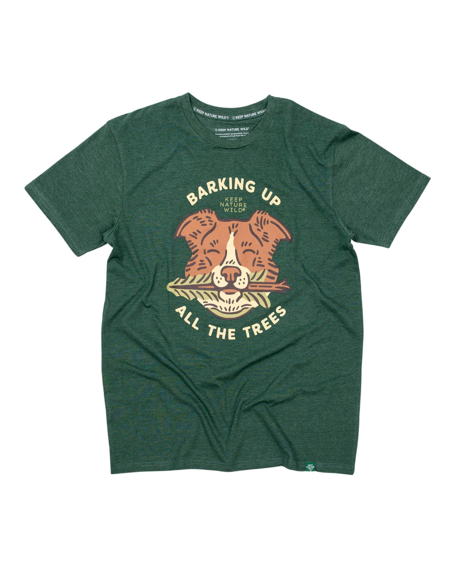 Keep Nature Wild Tee Barking Up All the Trees Unisex Tee | Heather Forest