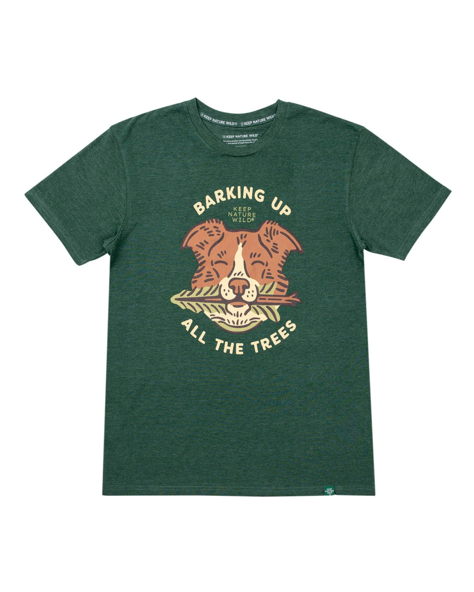 Keep Nature Wild Tee Barking Up All the Trees Unisex Tee | Heather Forest