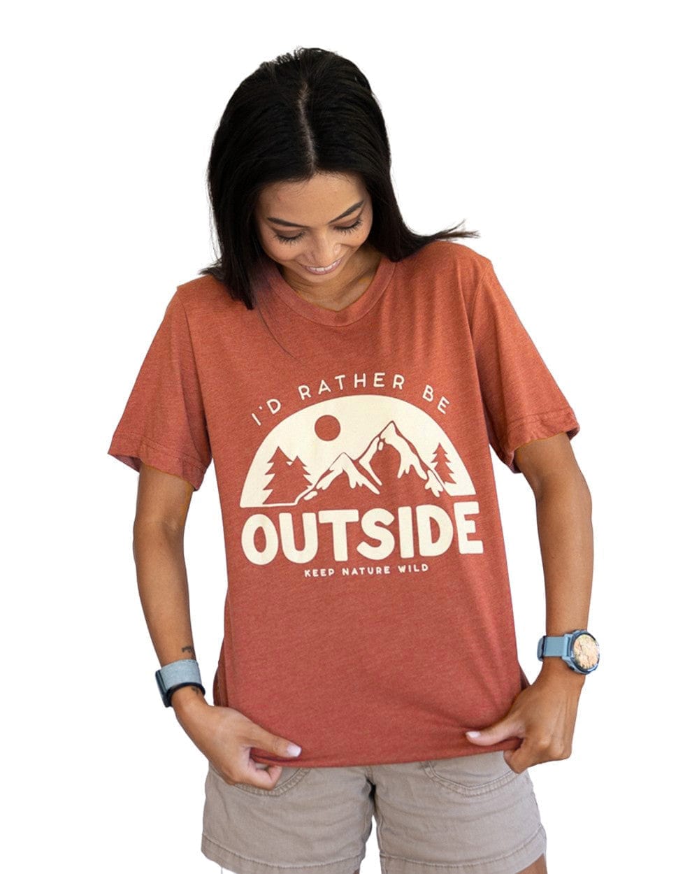 Keep Nature Wild Tee Be Outside Unisex Tee | Redwood