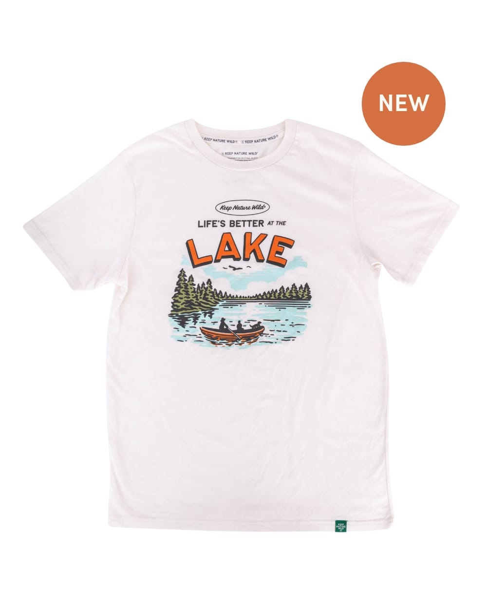 Keep Nature Wild Tee Better At The Lake | Unisex Tee | Natural