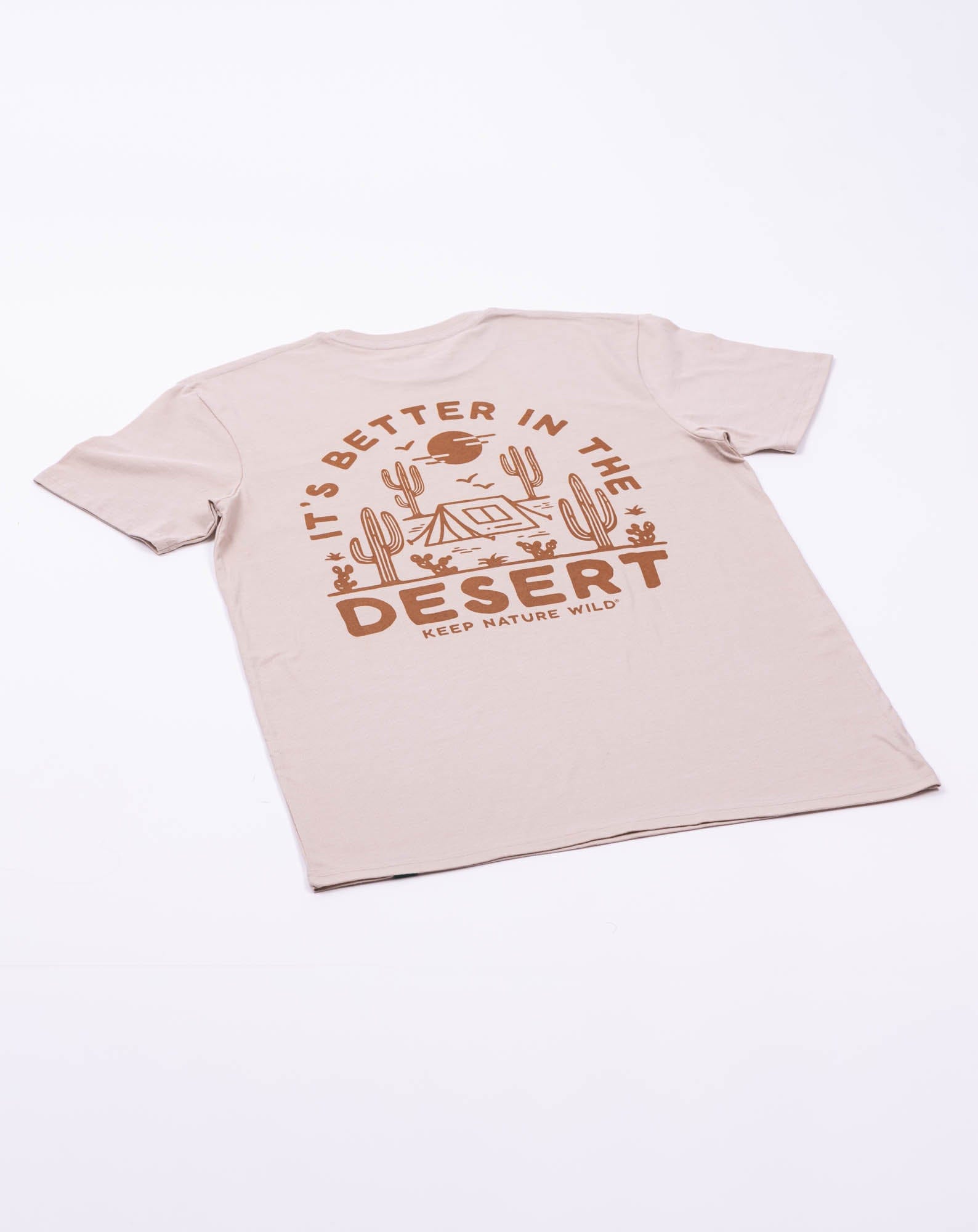 Keep Nature Wild Tee Better in the Desert Unisex Tee | Heather Tan