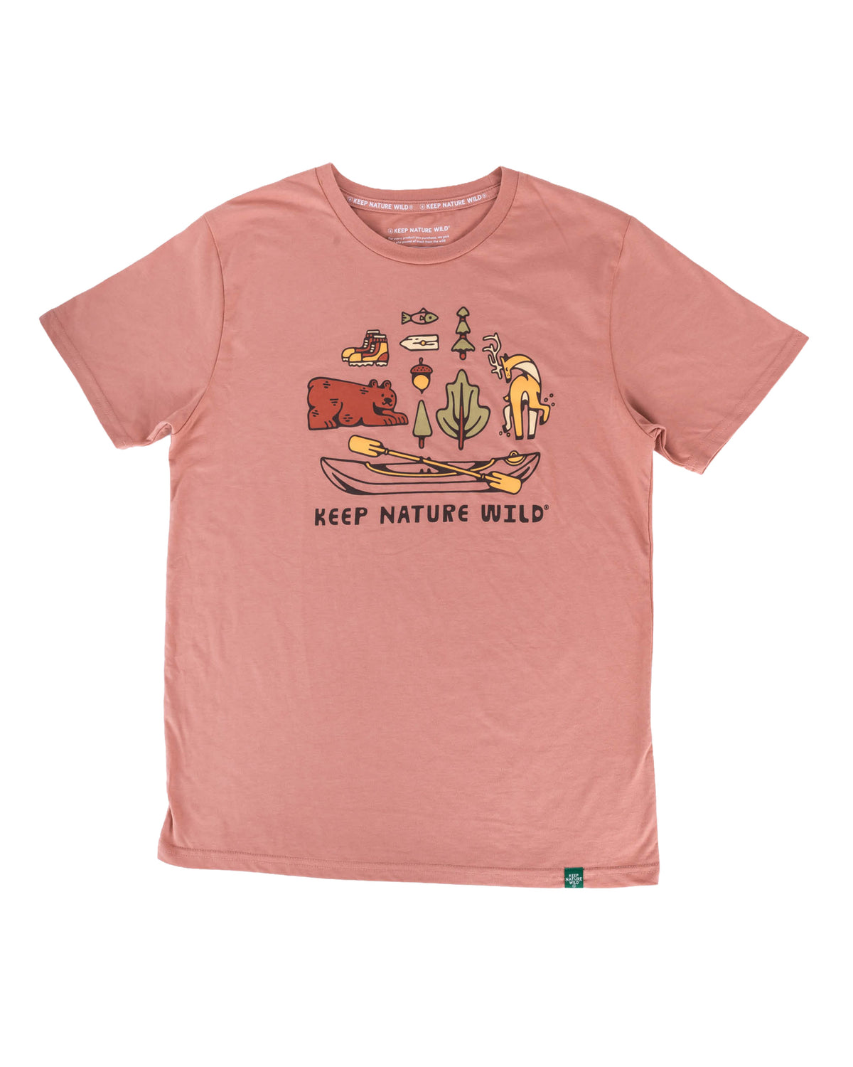 Keep Nature Wild Tee Camp Essentials | Unisex Tee | Canyon Rose