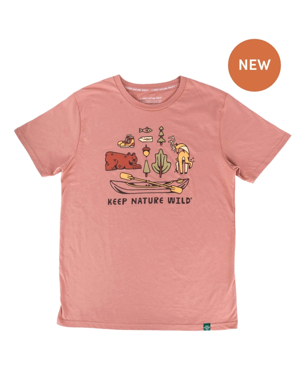 Keep Nature Wild Tee Camp Essentials | Unisex Tee | Canyon Rose