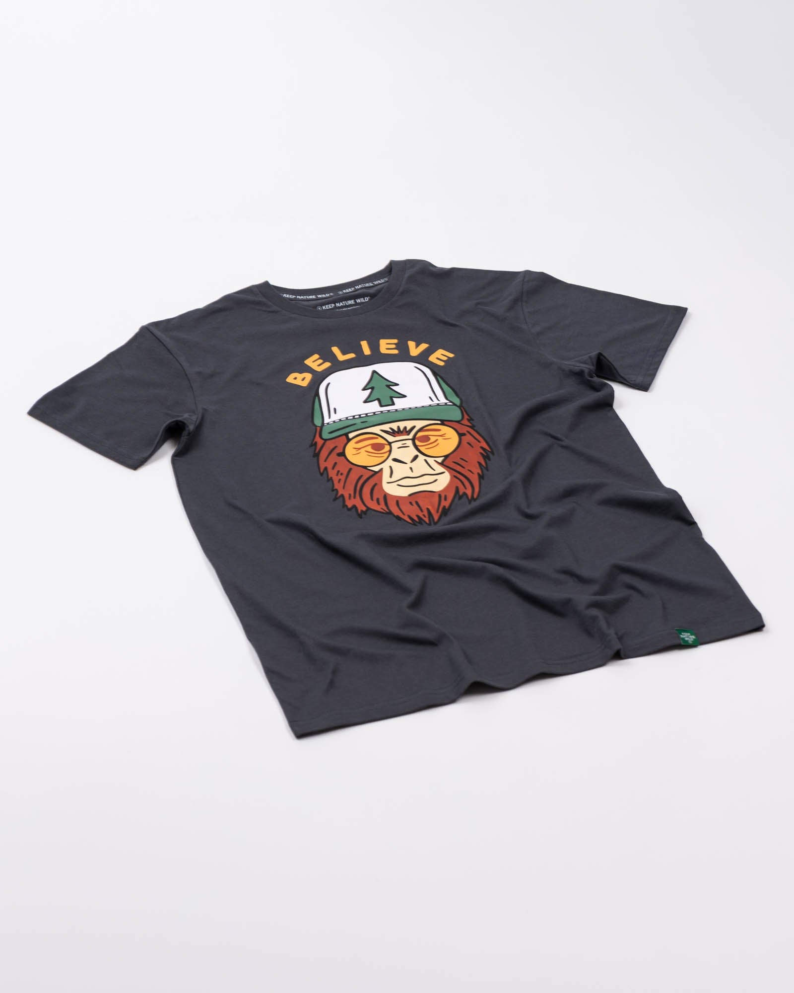 Keep Nature Wild Tee Clyde the Sasquatch Unisex Tee | Coal