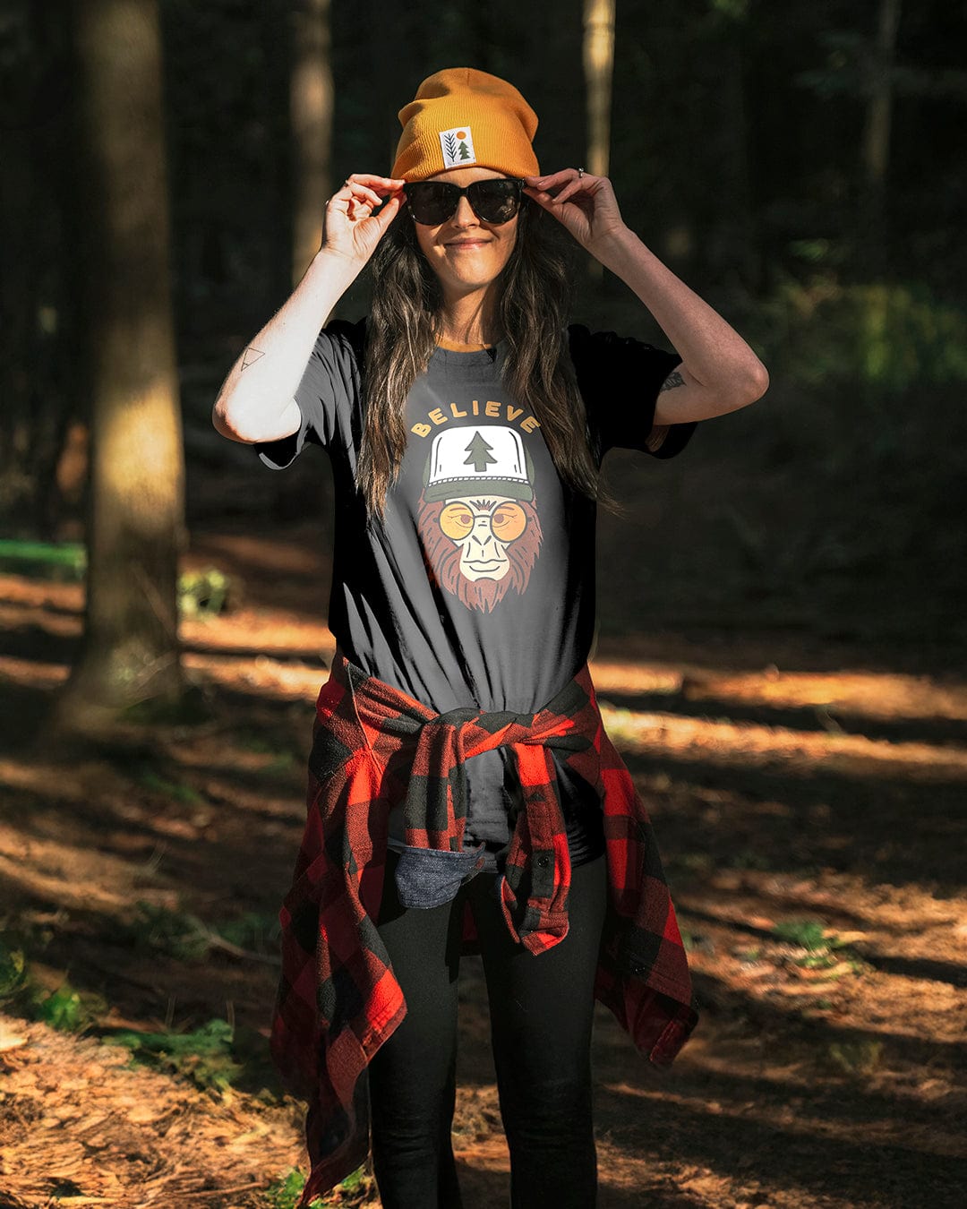 Keep Nature Wild Tee Clyde the Sasquatch Unisex Tee | Coal