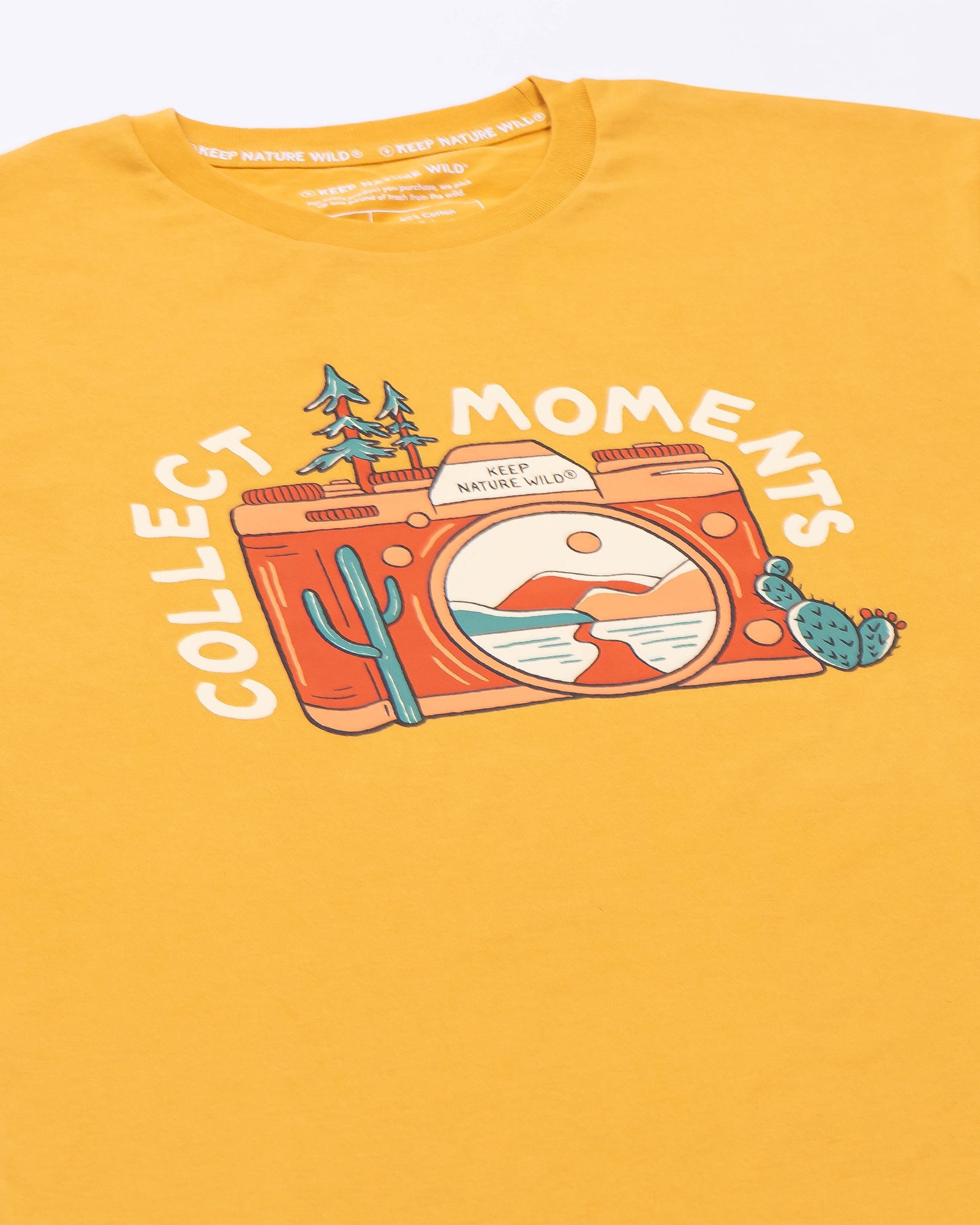 Keep Nature Wild Tee Collect Moments Unisex Tee | Mustard