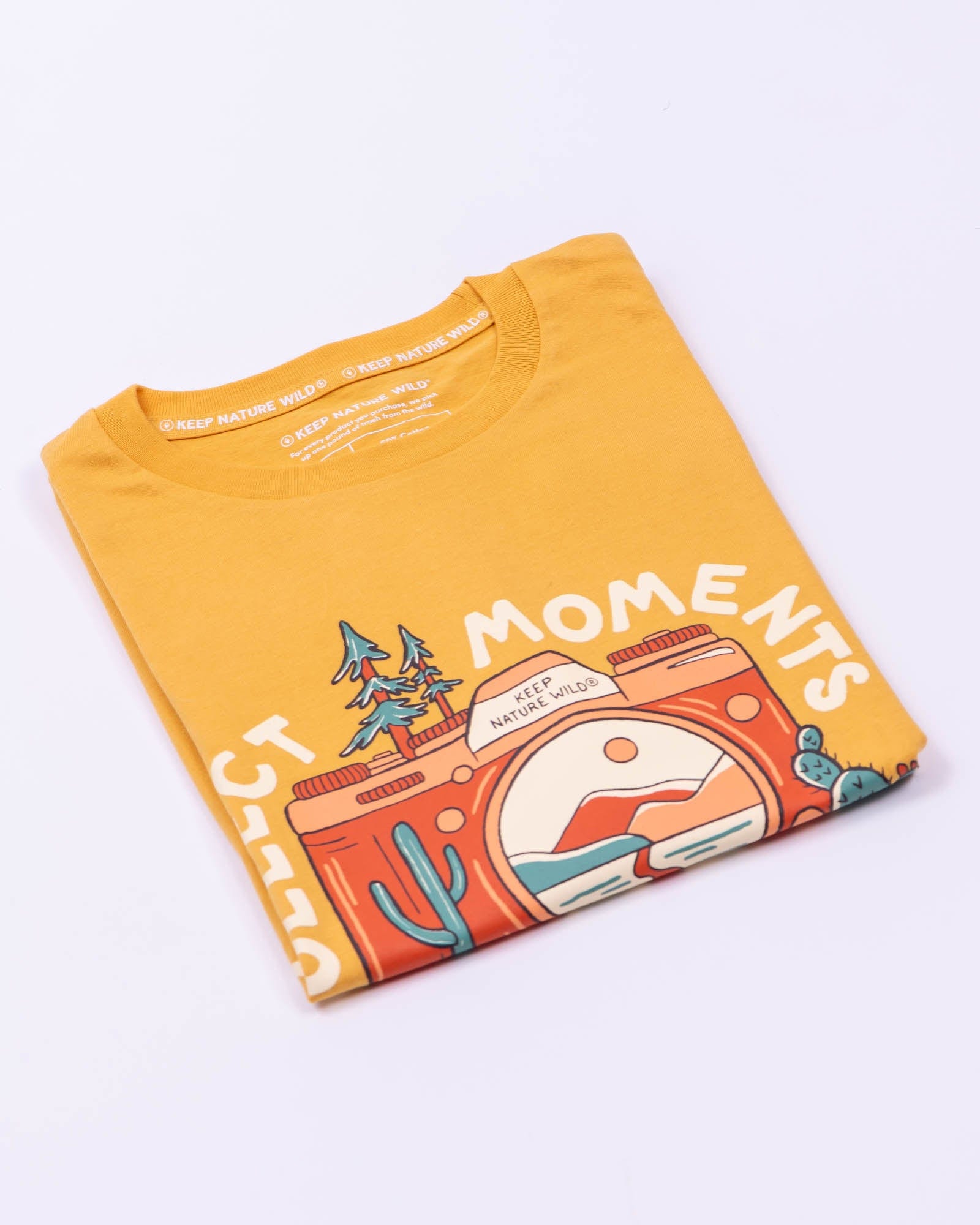 Keep Nature Wild Tee Collect Moments Unisex Tee | Mustard