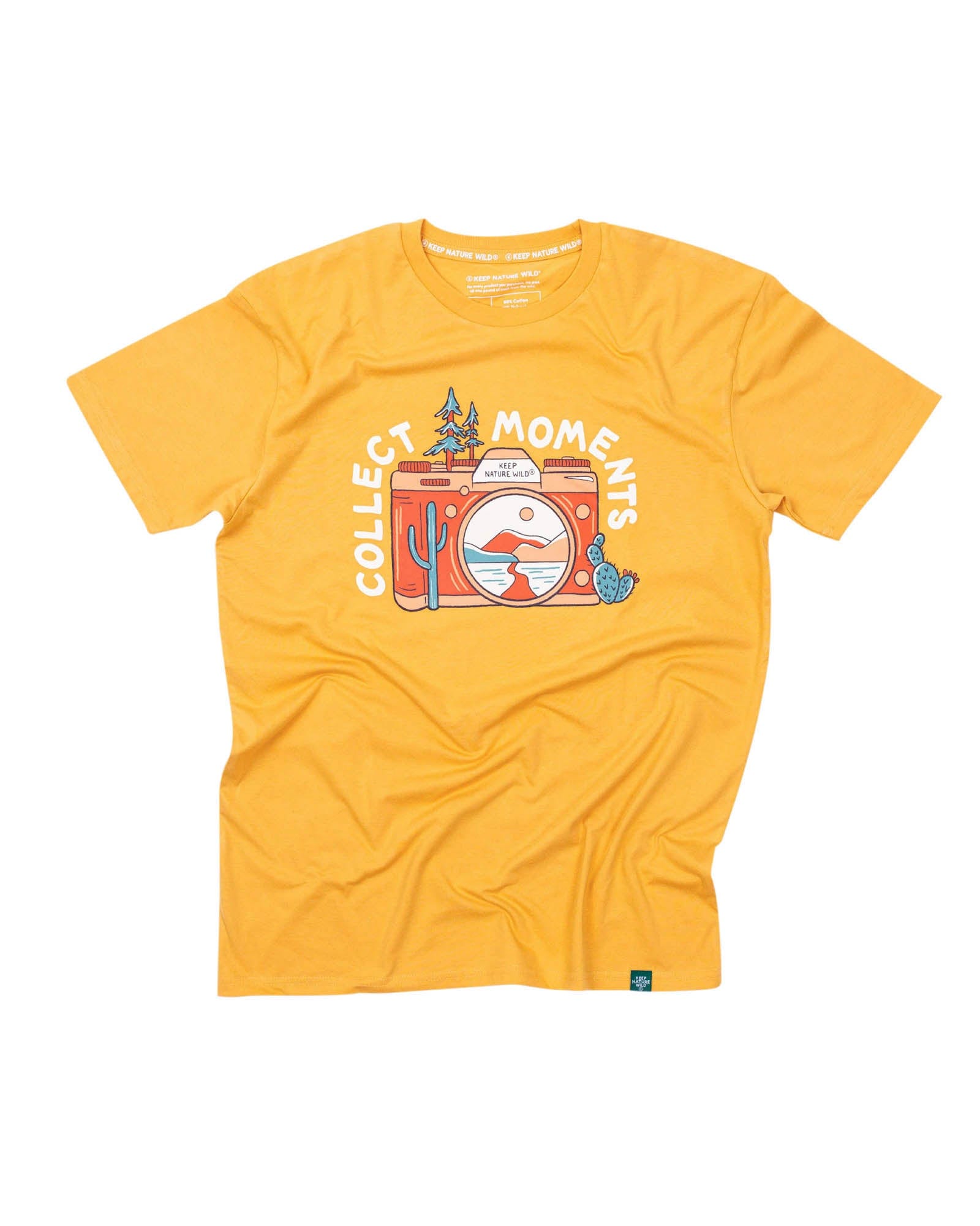 Keep Nature Wild Tee Collect Moments Unisex Tee | Mustard