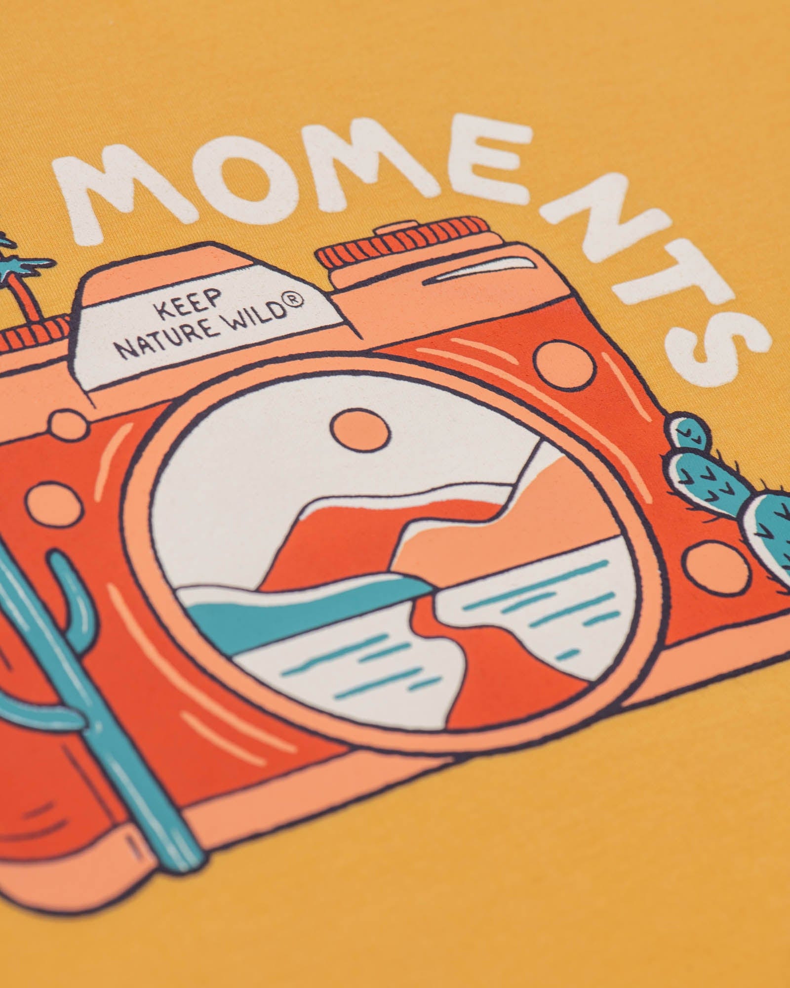 Keep Nature Wild Tee Collect Moments Unisex Tee | Mustard