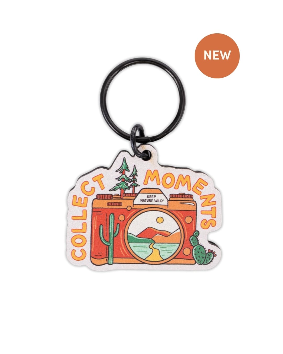 Keep Nature Wild Key Ring Collect Moments | Wood Key Ring