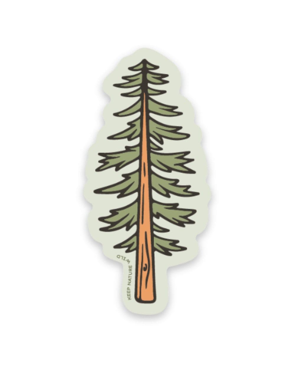 Keep Nature Wild Sticker Conifer | Sticker