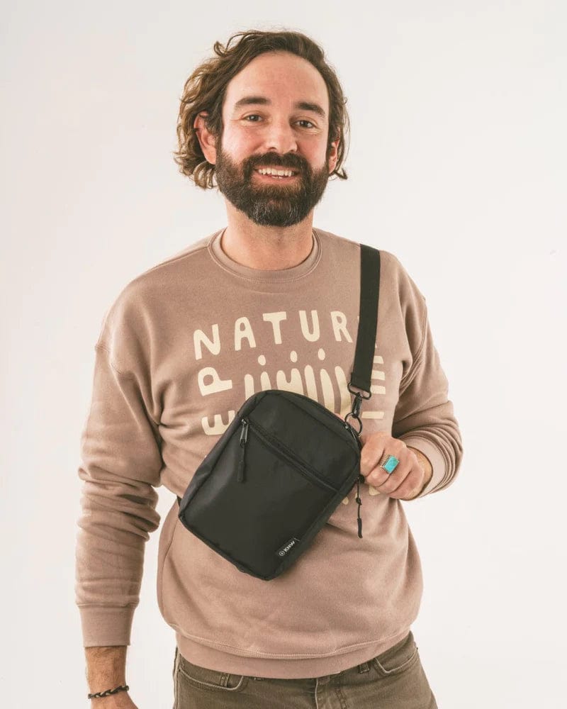Keep Nature Wild Crossbody Bag + Mystery Stickers Bundle | Black