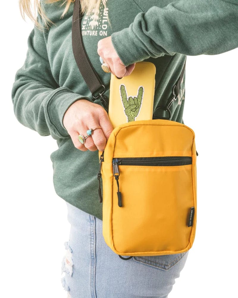 Keep Nature Wild Crossbody Bag + Mystery Stickers Bundle | Marigold