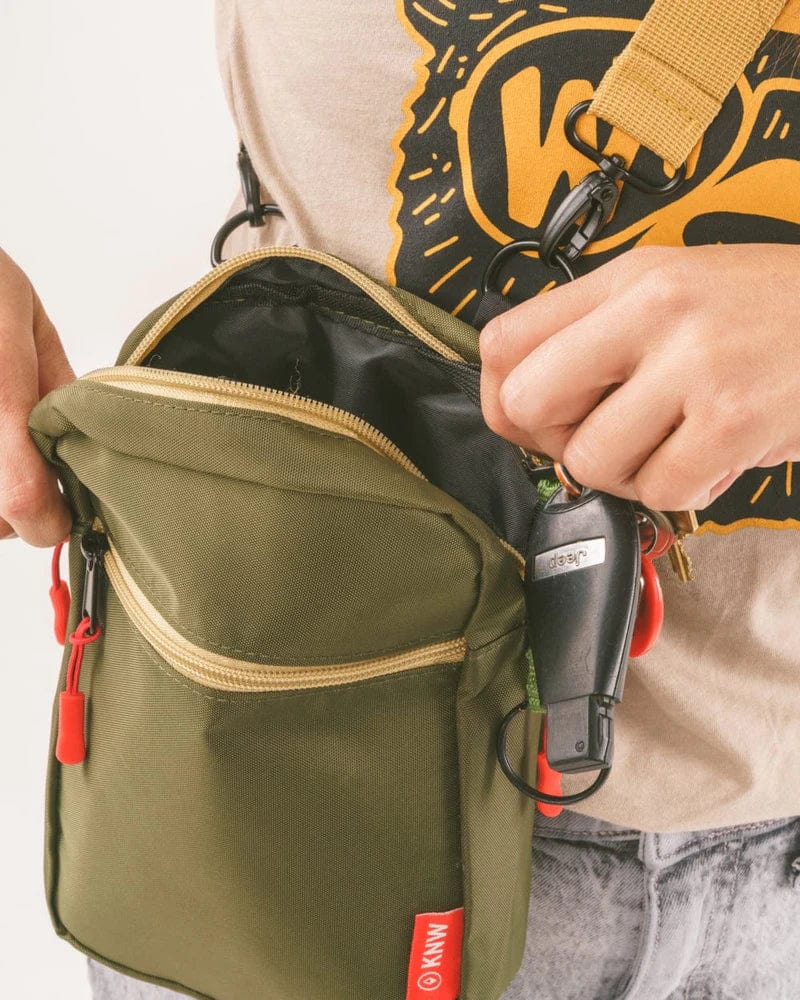 Keep Nature Wild Crossbody Bag + Mystery Stickers Bundle | Olive/Khaki