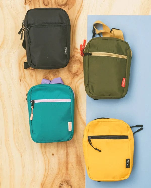 Keep Nature Wild Crossbody Bag + Mystery Stickers Bundle | Teal/Lavender