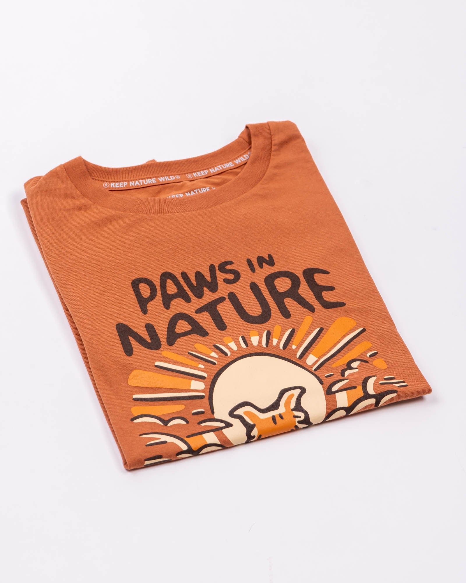 Keep Nature Wild Tee Dog Paws in Nature Unisex Tee | Redwood