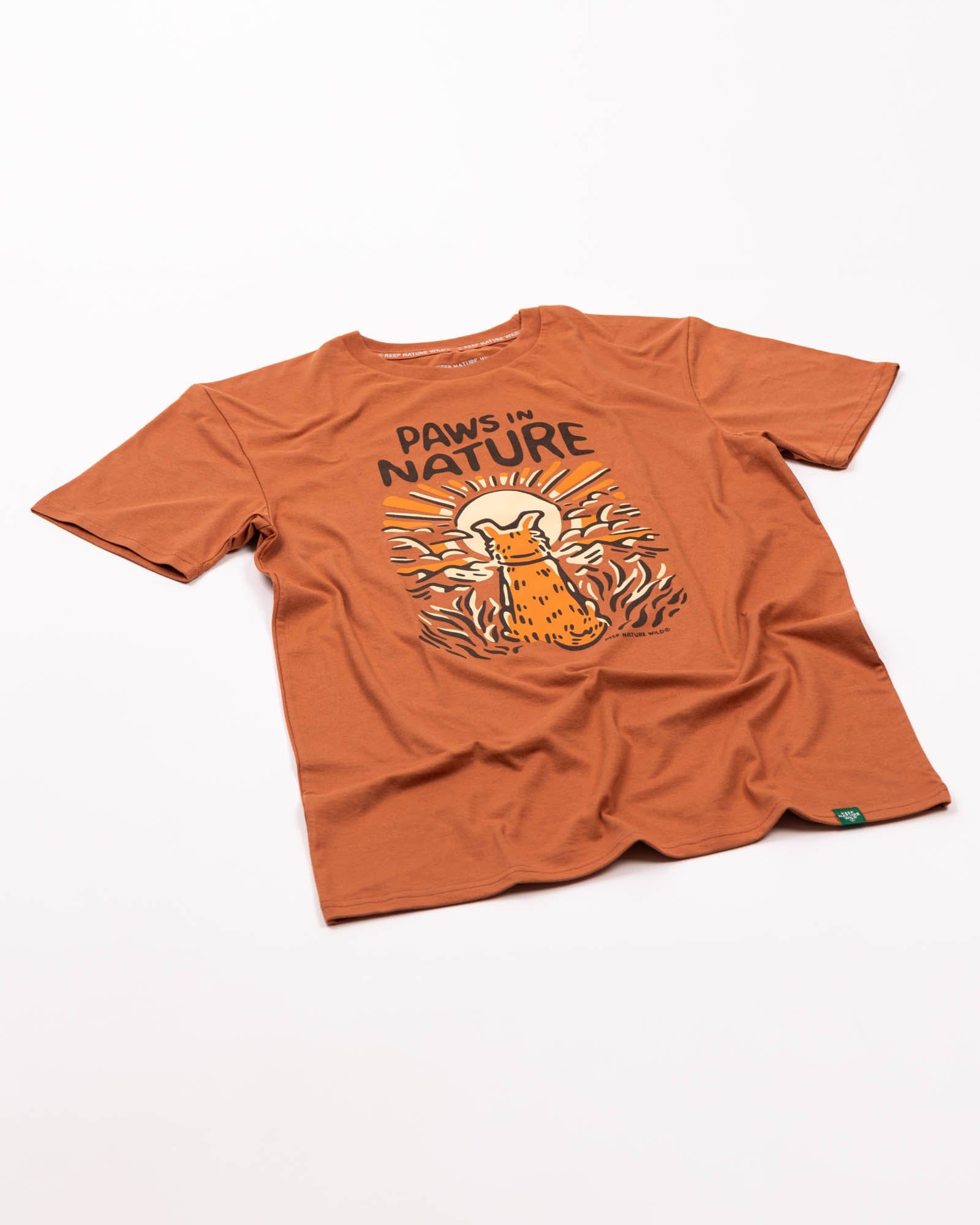Keep Nature Wild Tee Dog Paws in Nature Unisex Tee | Redwood