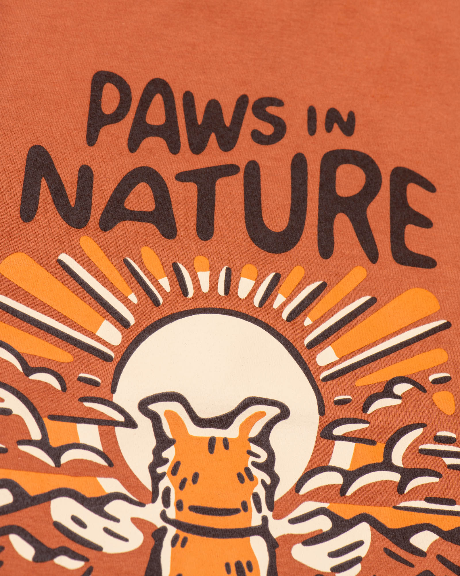 Keep Nature Wild Tee Dog Paws in Nature Unisex Tee | Redwood