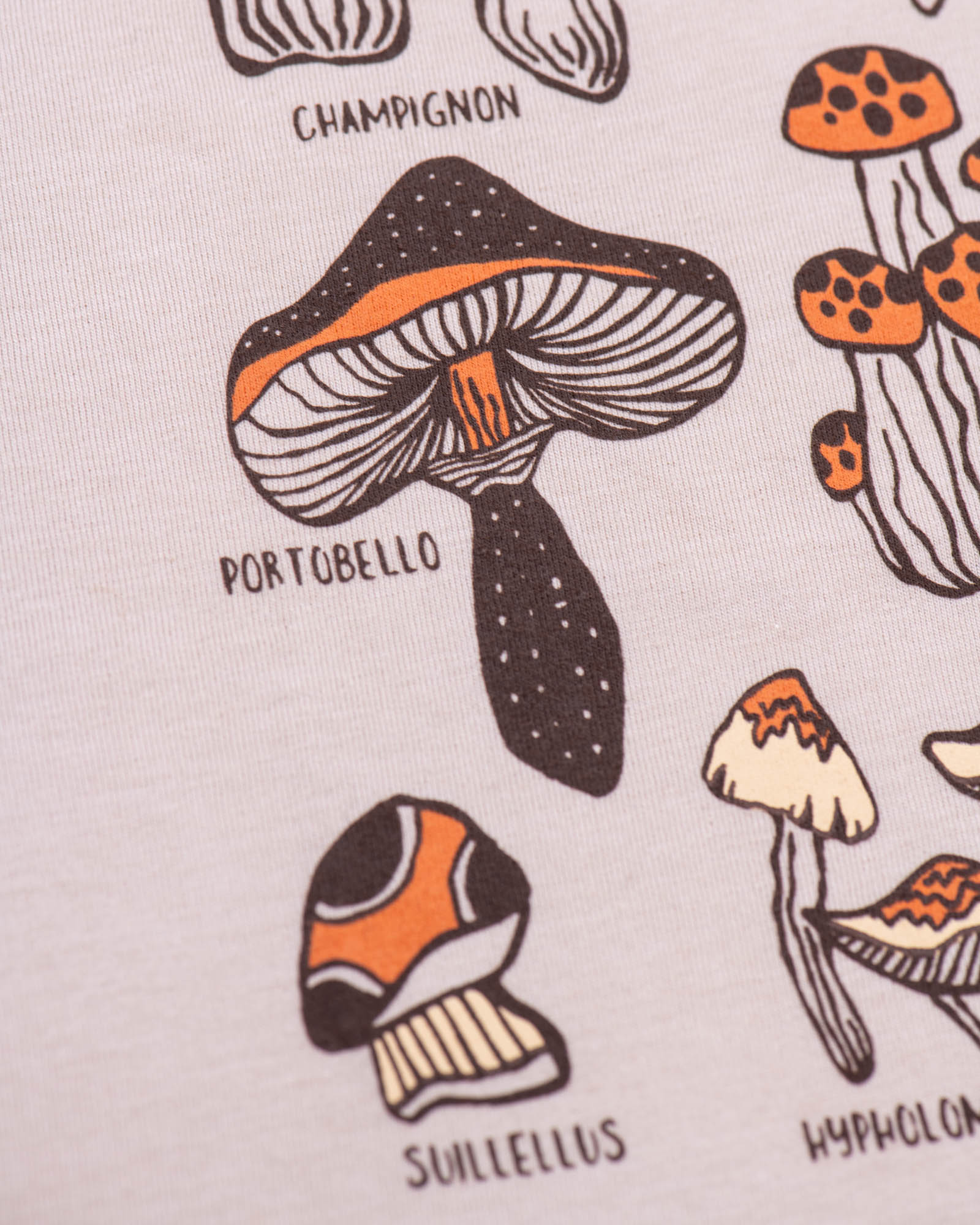 Keep Nature Wild Tee Edible Mushrooms Unisex Tee | Heather Tan