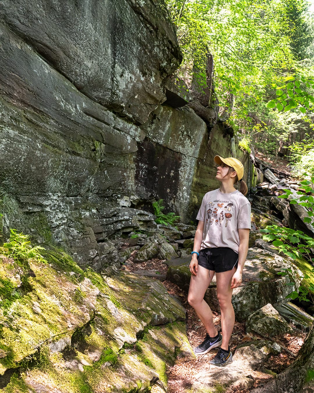 Keep Nature Wild Tee Edible Mushrooms Unisex Tee | Heather Tan