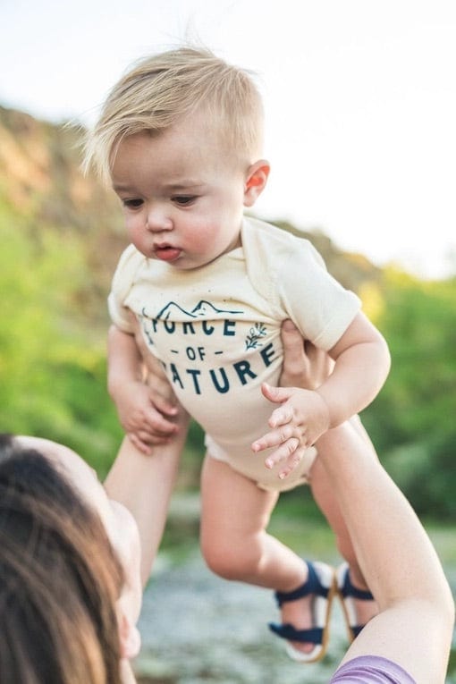 Keep Nature Wild Kids Force of Nature Baby Bodysuit | Natural