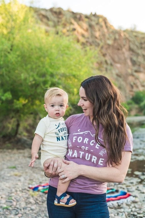 Keep Nature Wild Kids Force of Nature Baby Bodysuit | Natural