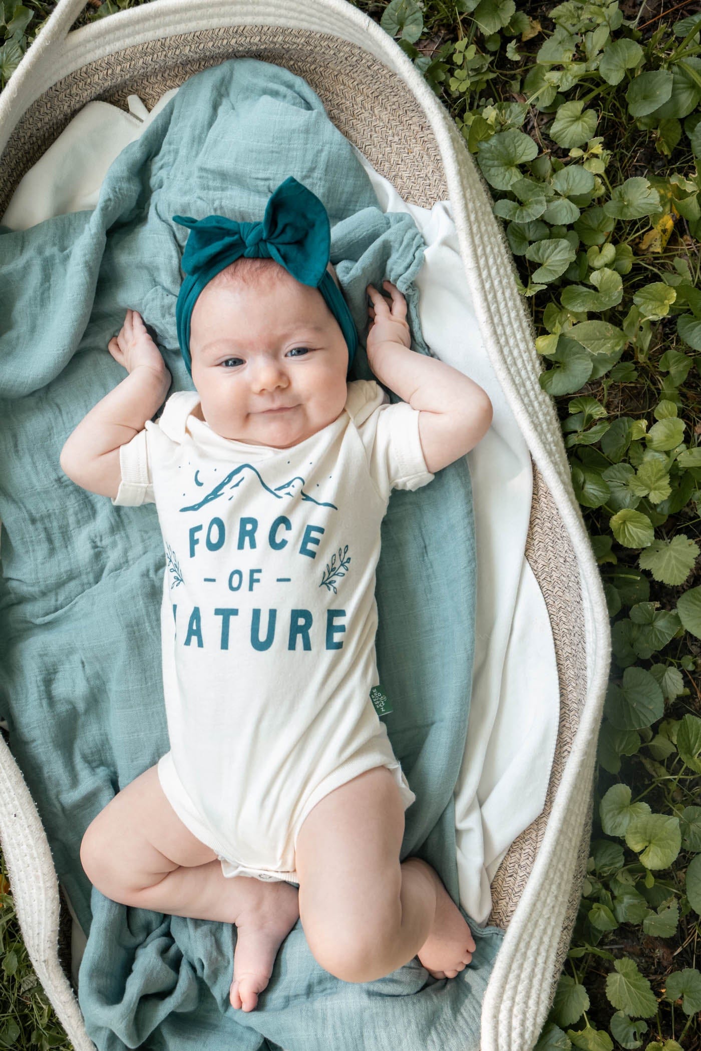 Keep Nature Wild Kids Force of Nature Baby Bodysuit | Natural