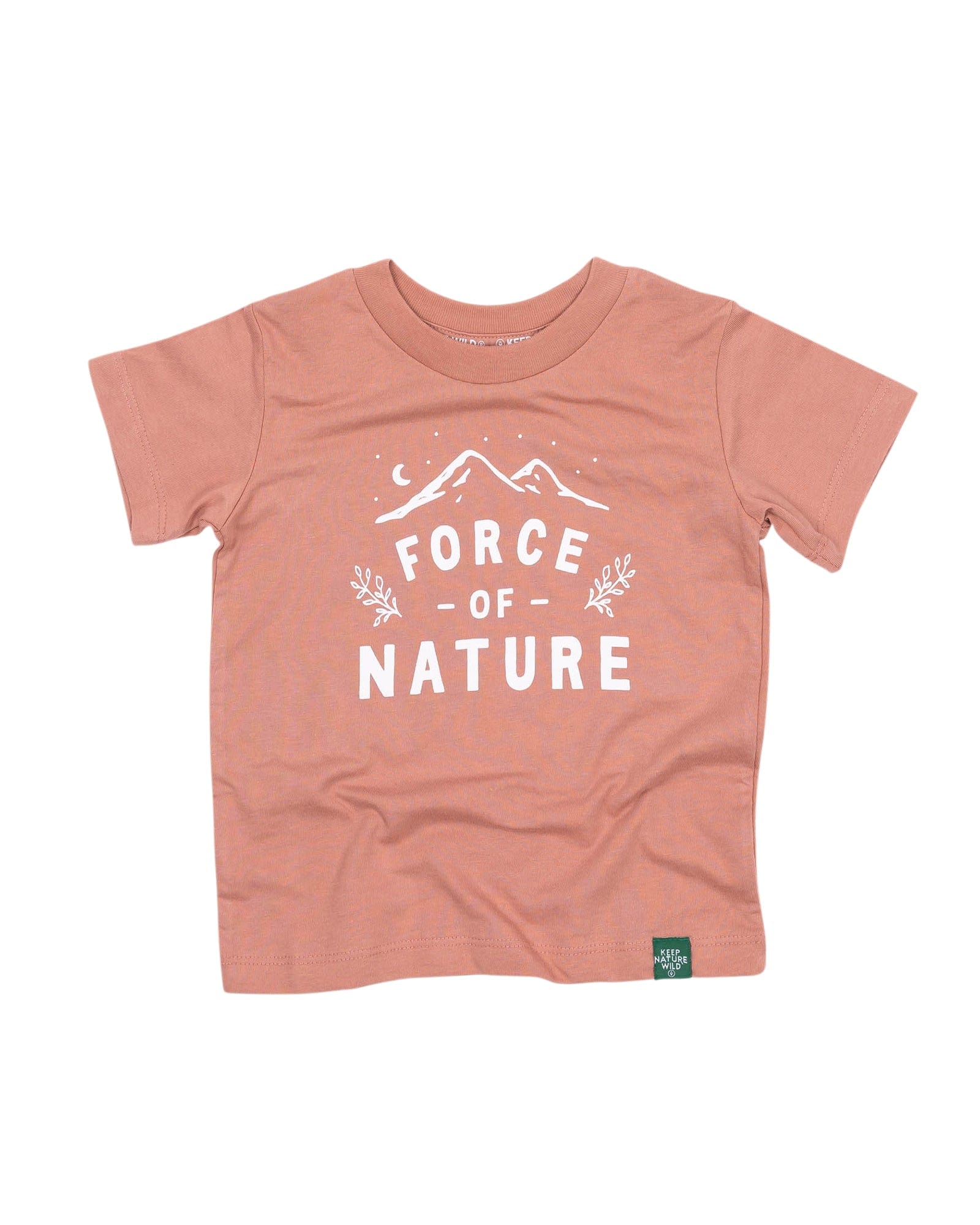 Keep Nature Wild Kids Force of Nature Toddler Tee | Canyon Rose