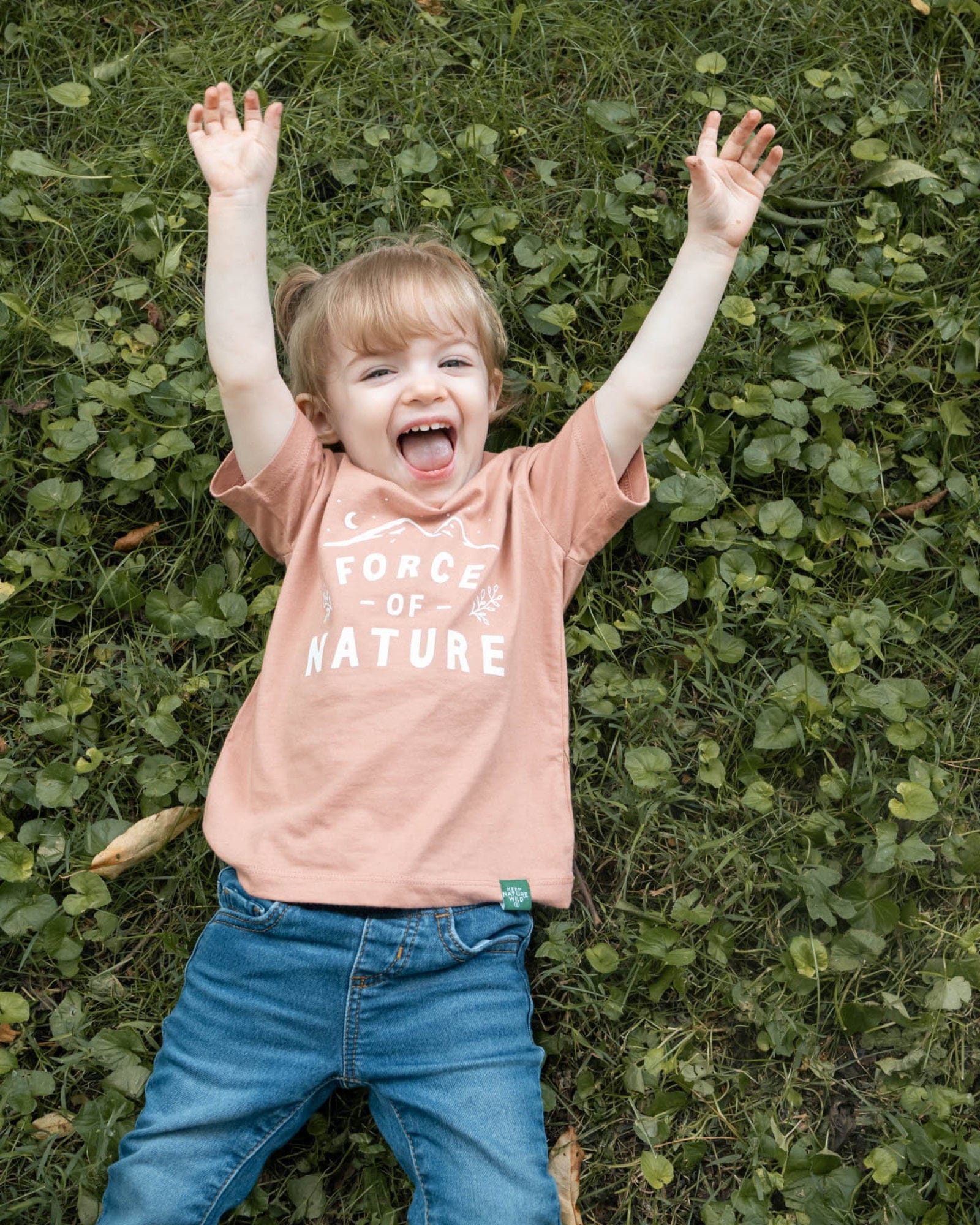 Keep Nature Wild Kids Force of Nature Toddler Tee | Canyon Rose