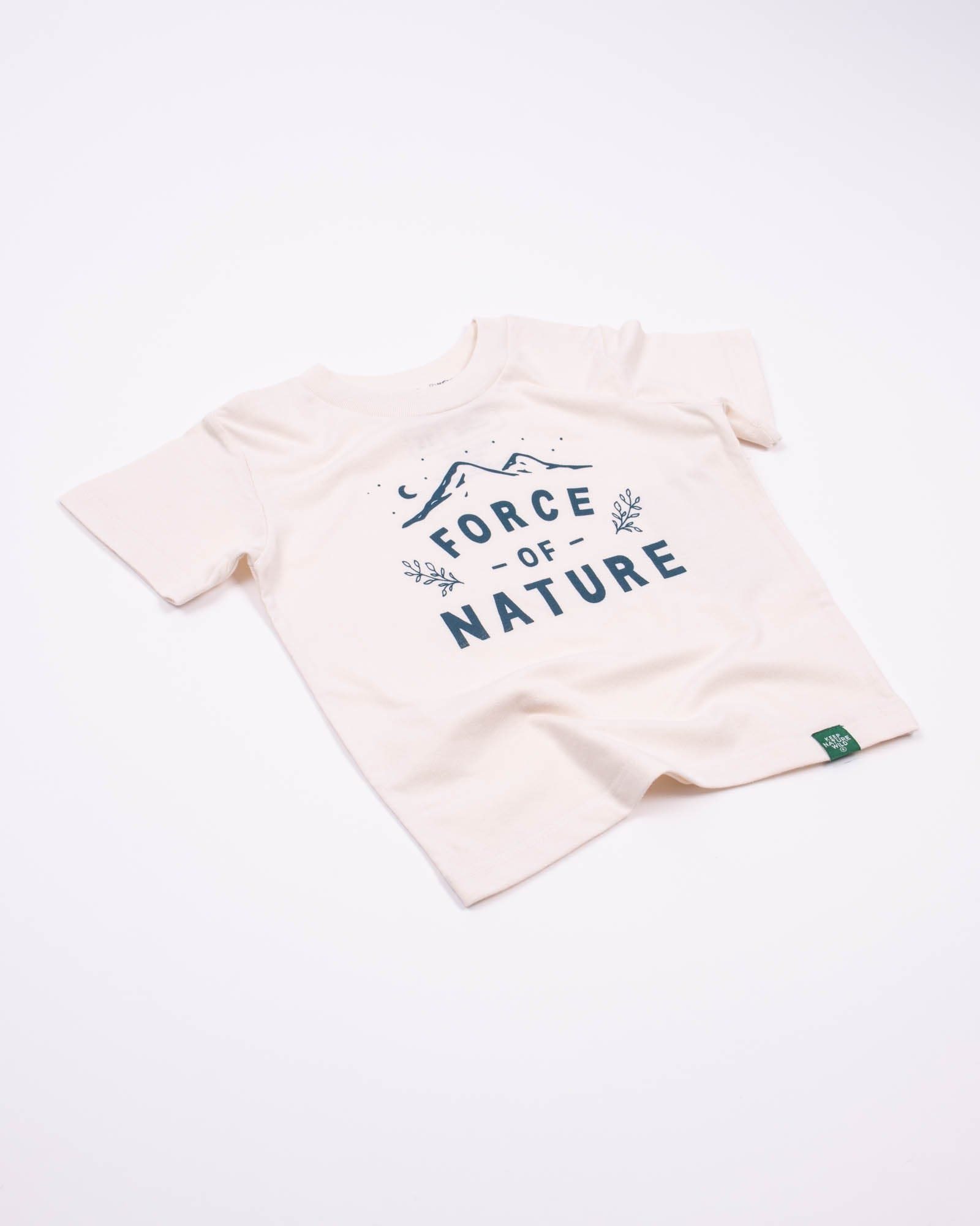 Keep Nature Wild Kids Force of Nature Toddler Tee | Heather Natural