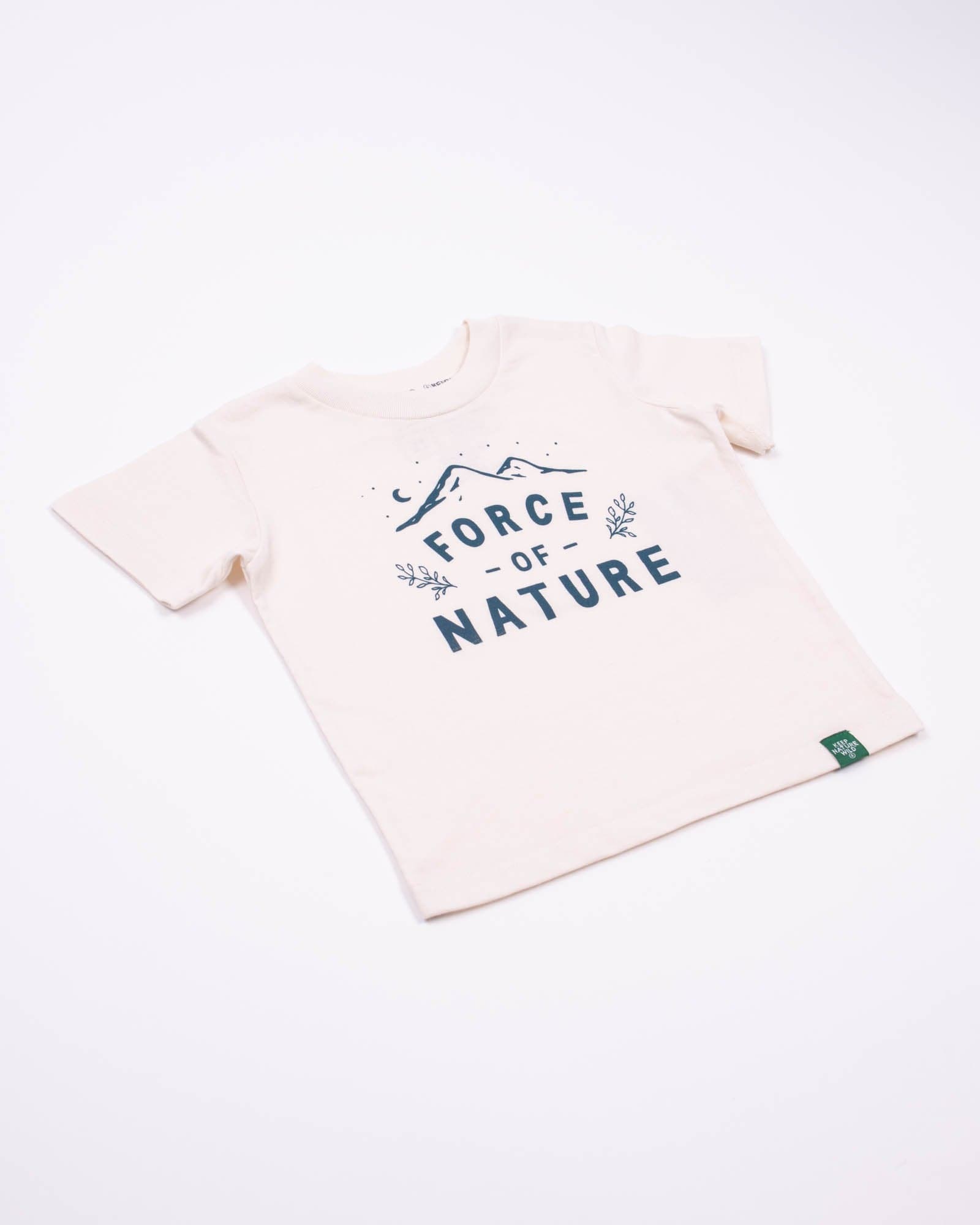 Keep Nature Wild Kids Force of Nature Toddler Tee | Heather Natural