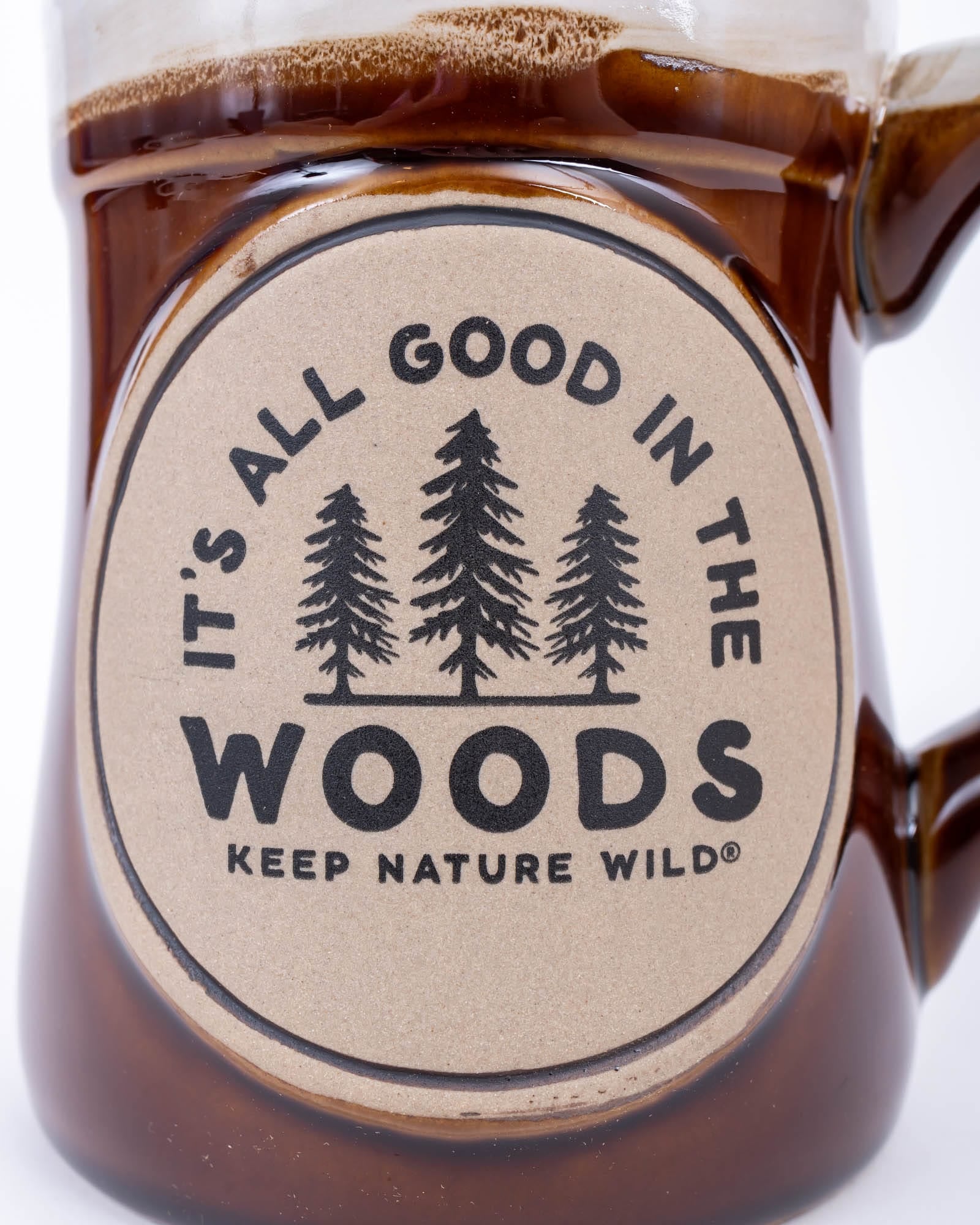 Keep Nature Wild Mug Good In The Woods Ceramic Mug | Brown