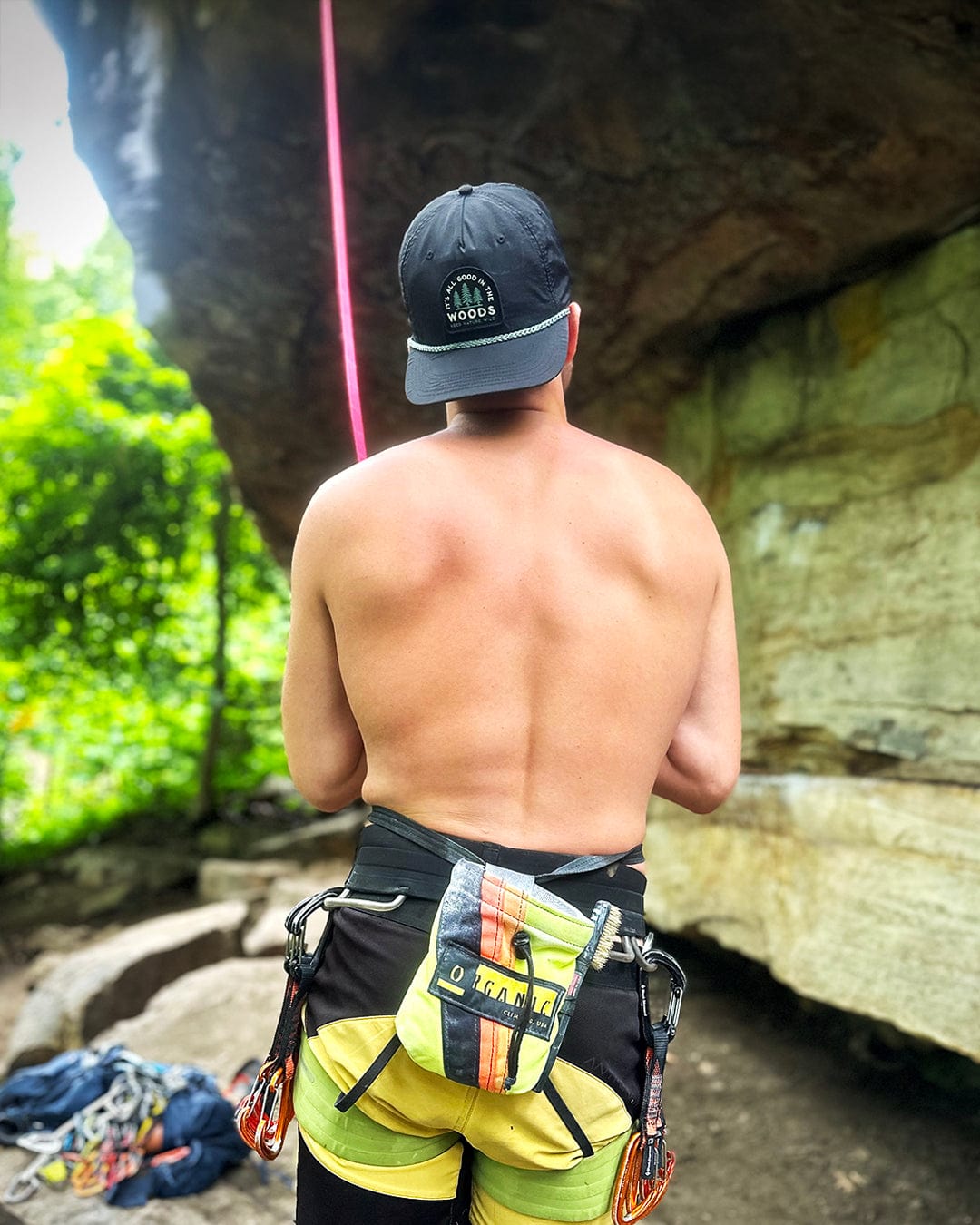 Keep Nature Wild Hat Good in the Woods Trail Hat | Black