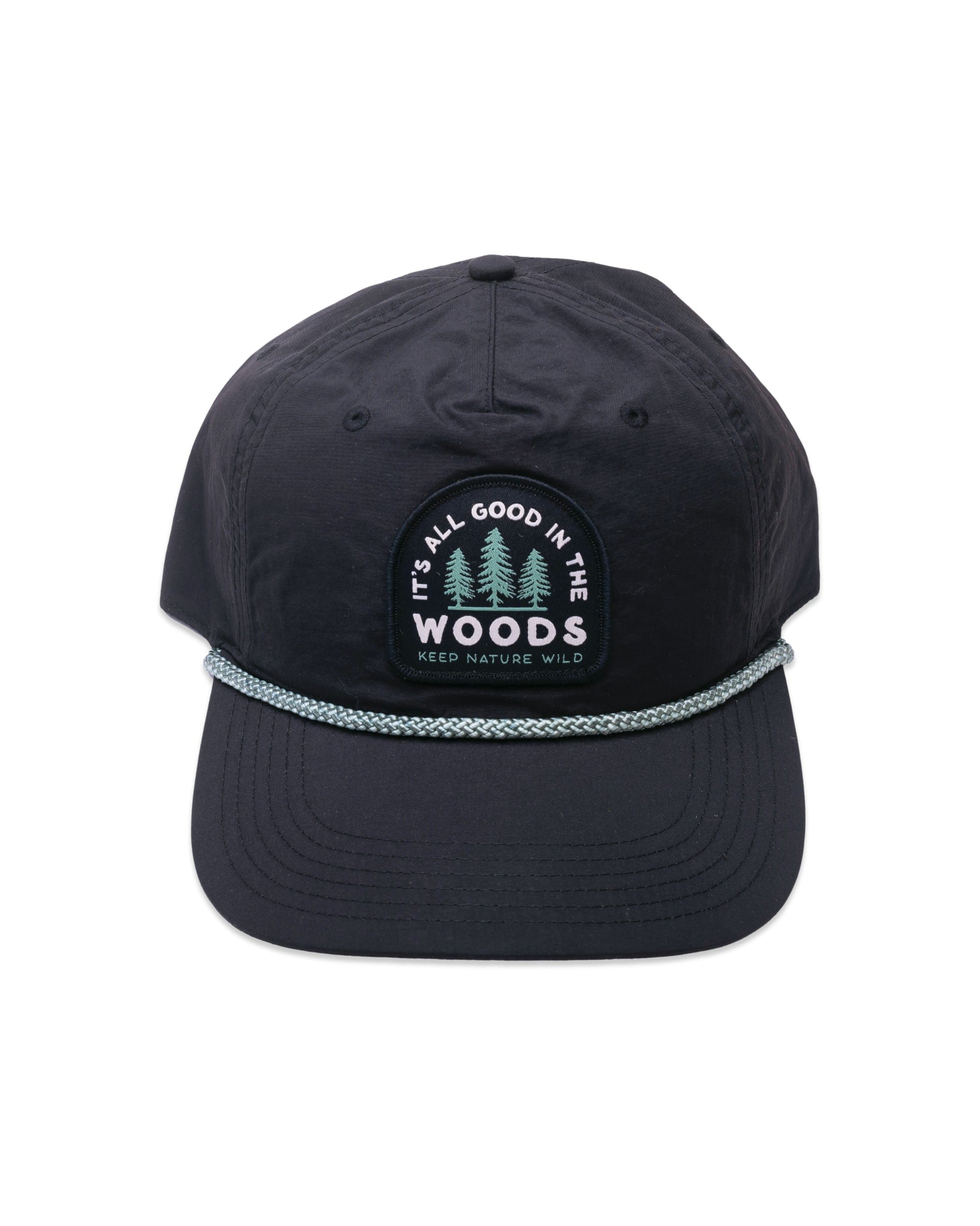Good in the Woods Black Trail Hat Keep Nature Wild
