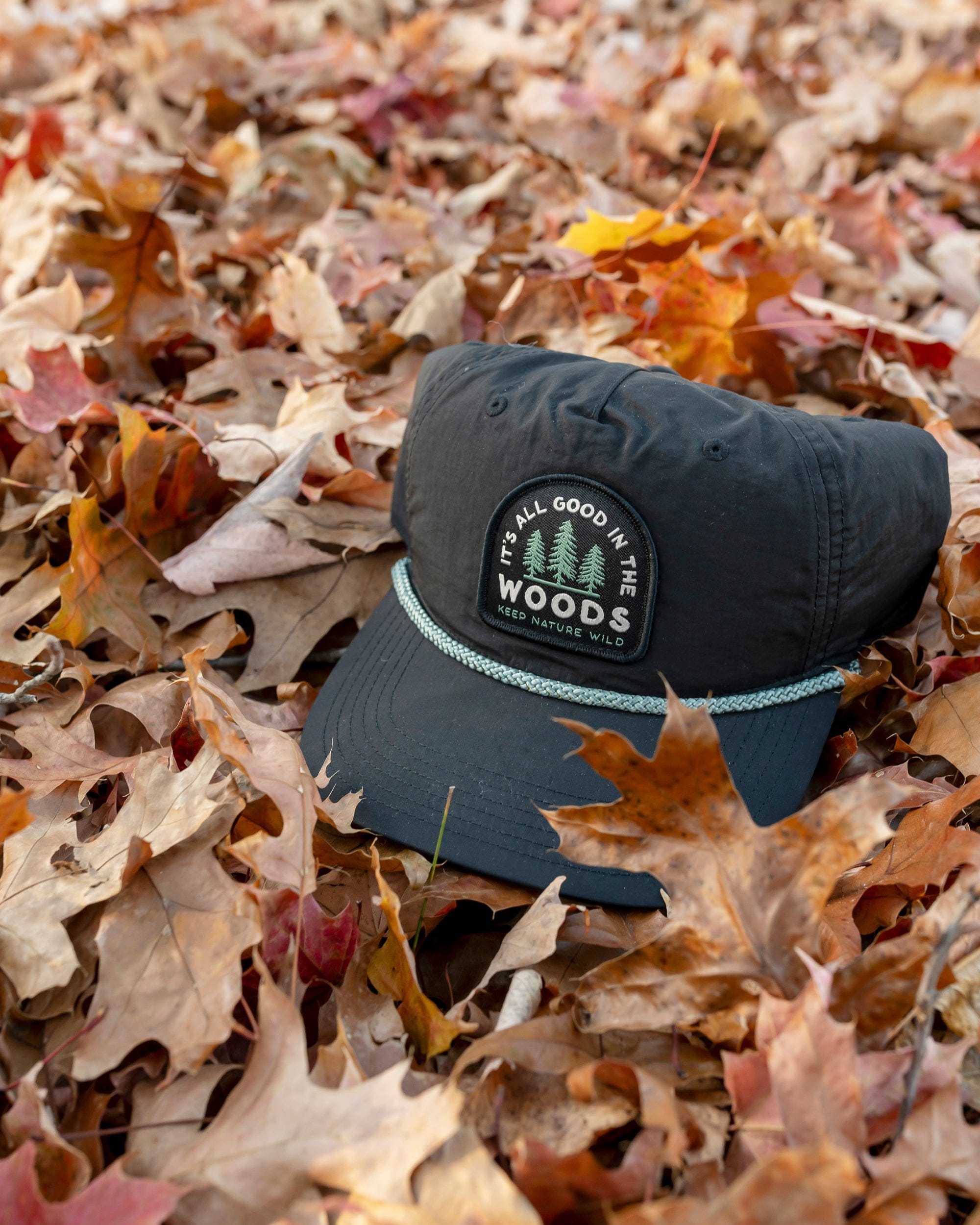 Keep Nature Wild Hat Good in the Woods Trail Hat | Black