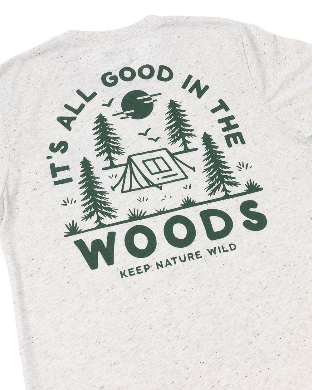 Keep Nature Wild Tee Good in the Woods Unisex Tee | Sandstone