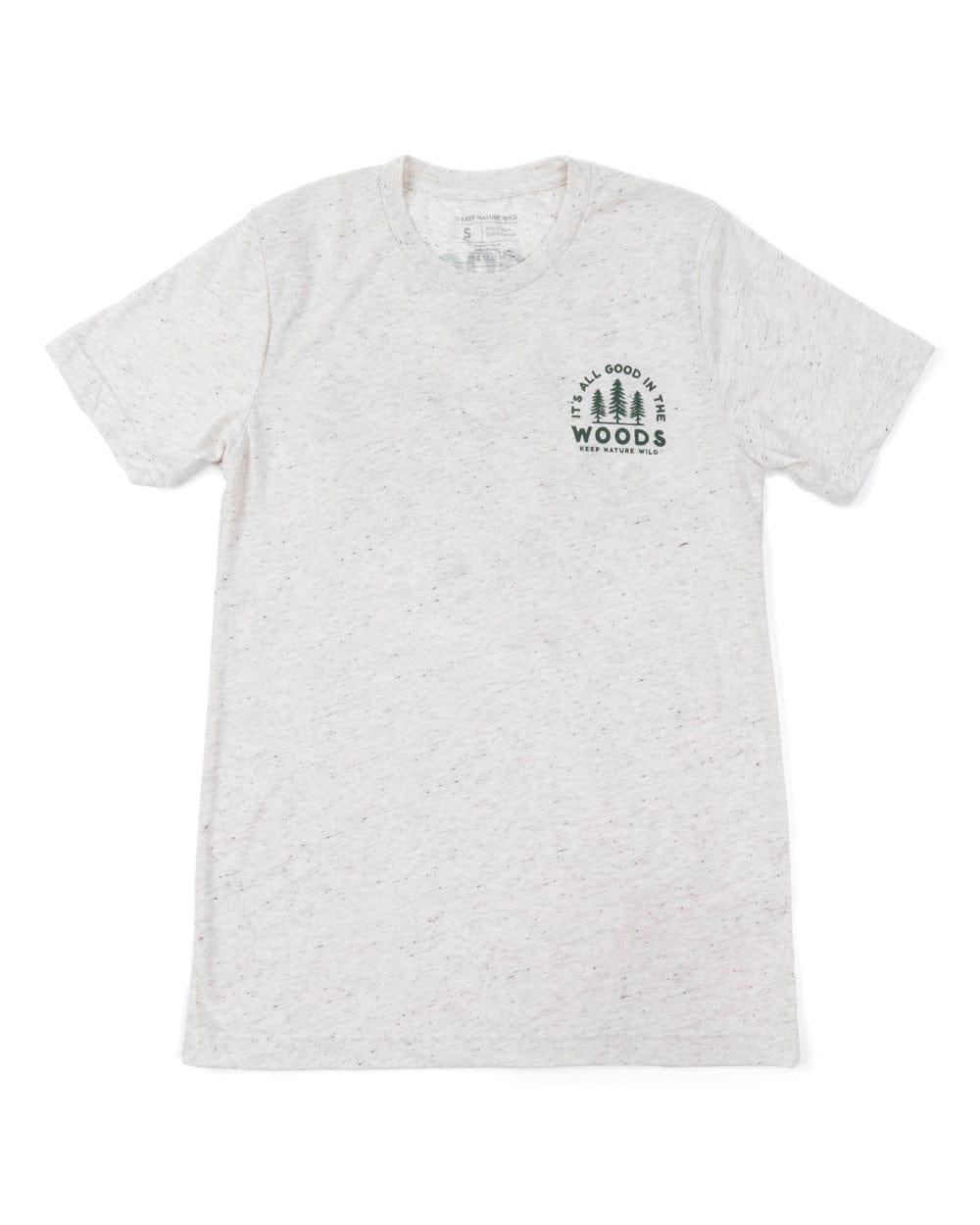 Keep Nature Wild Tee Good in the Woods Unisex Tee | Sandstone