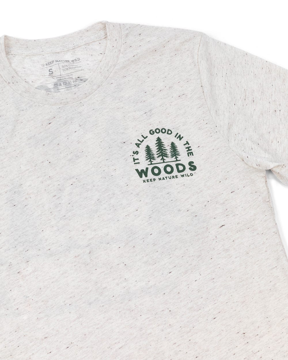 Keep Nature Wild Tee Good in the Woods Unisex Tee | Sandstone