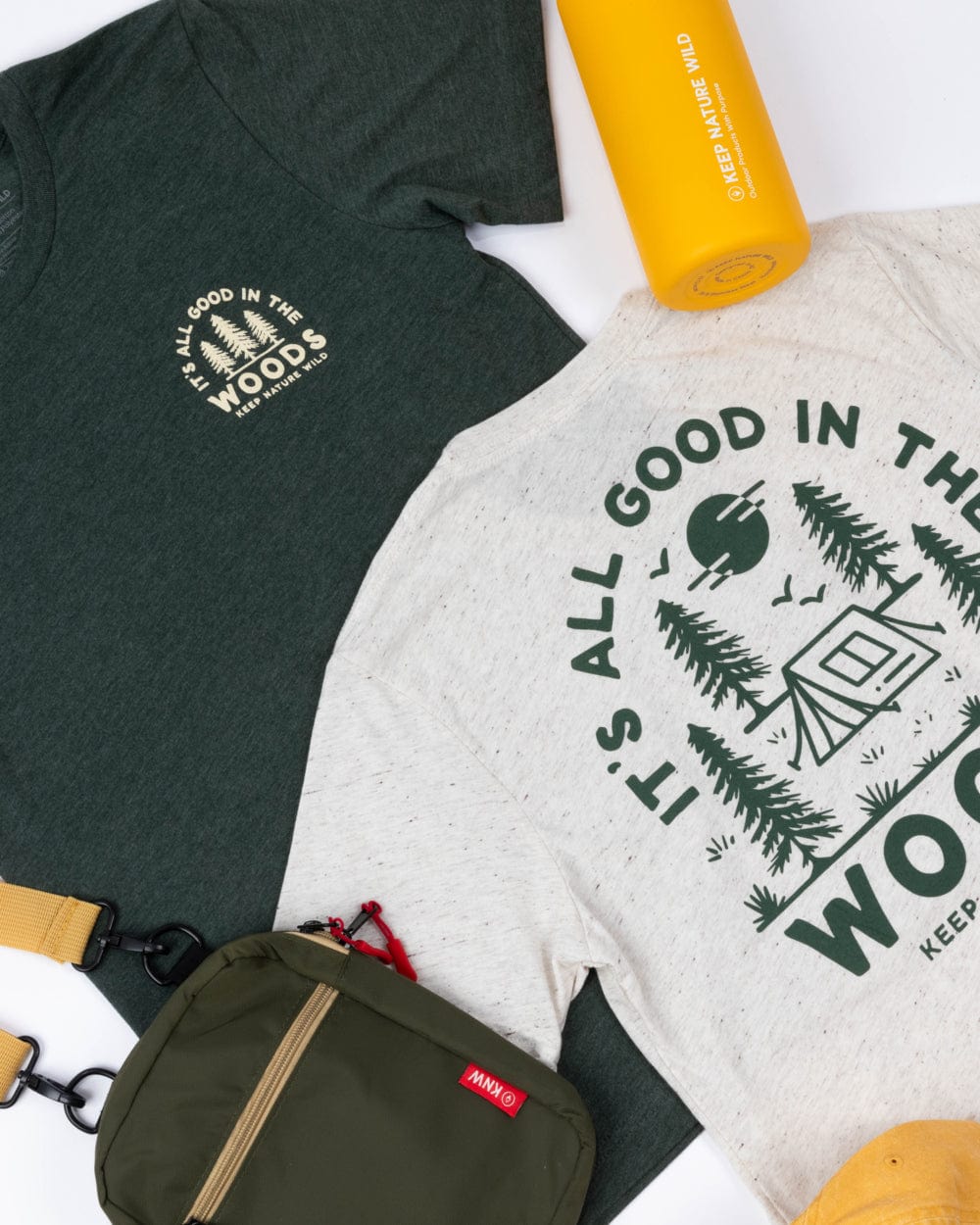 Keep Nature Wild Tee Good in the Woods Unisex Tee | Sandstone
