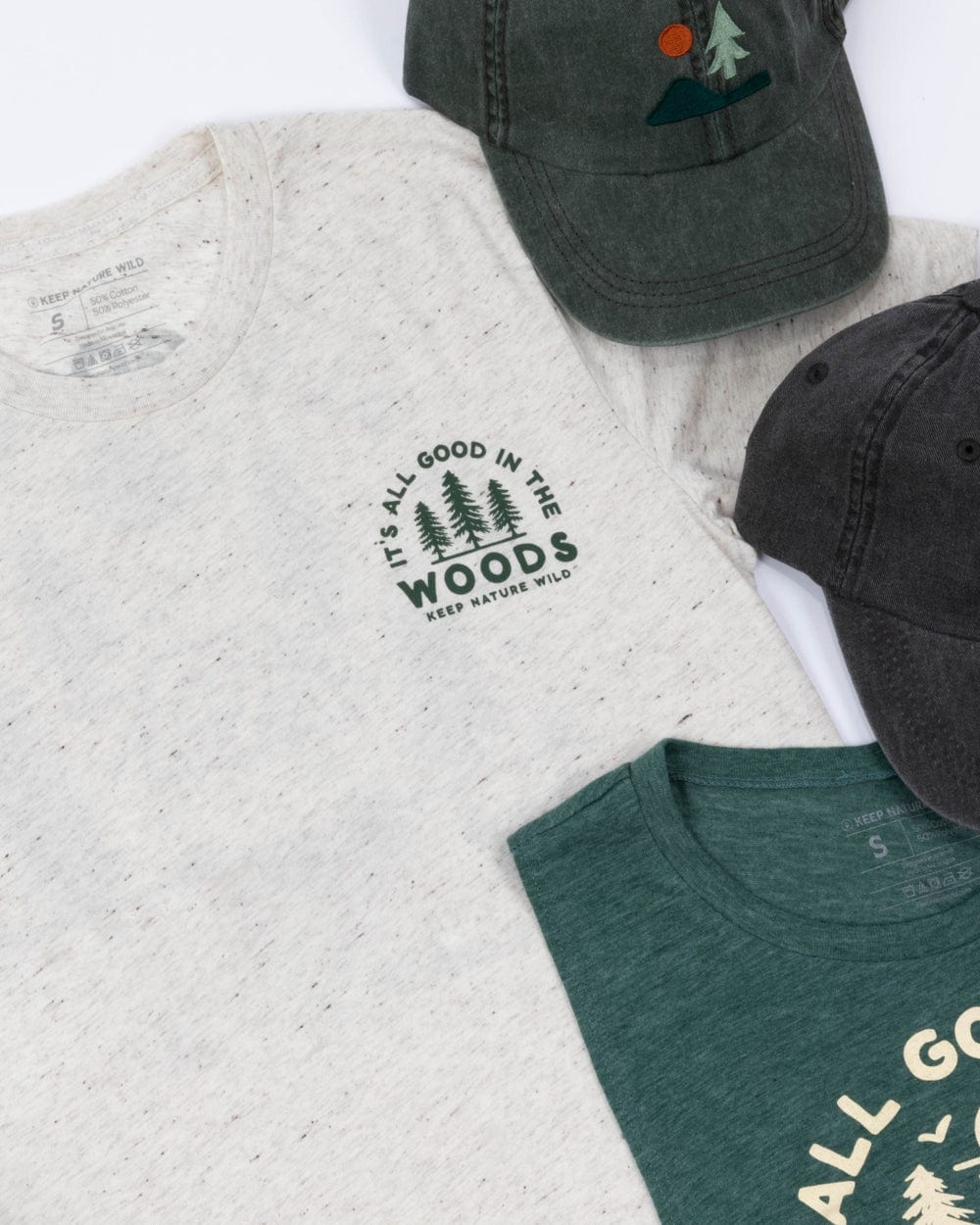 Keep Nature Wild Tee Good in the Woods Unisex Tee | Sandstone
